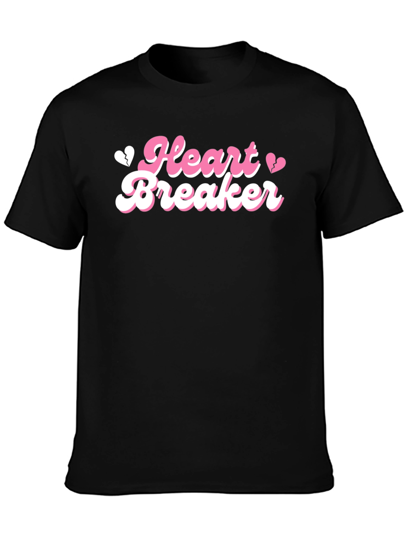 Heart Breaker Tee - Trendy Graphic T-Shirt