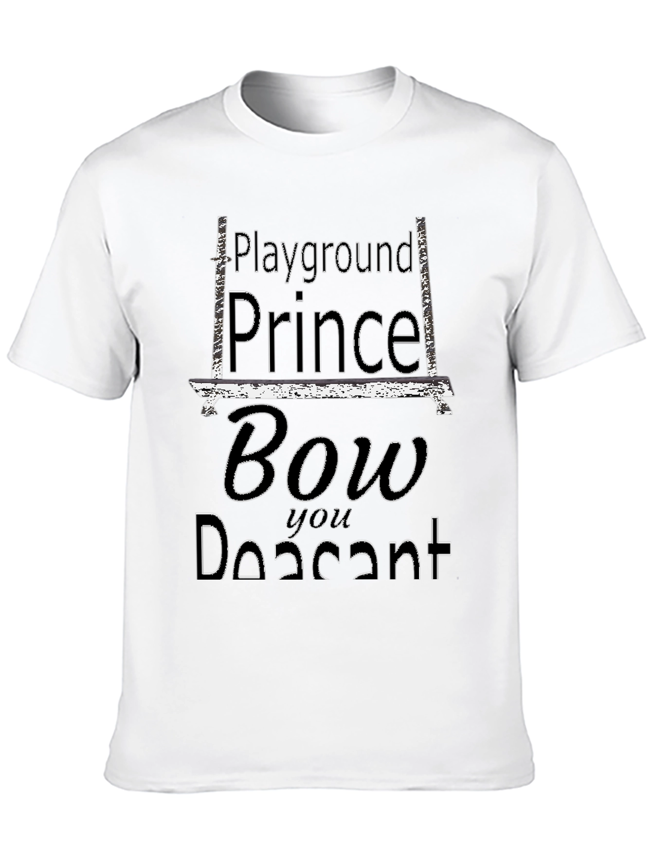 Playground Prince Bow You Peasant Graphic Tee