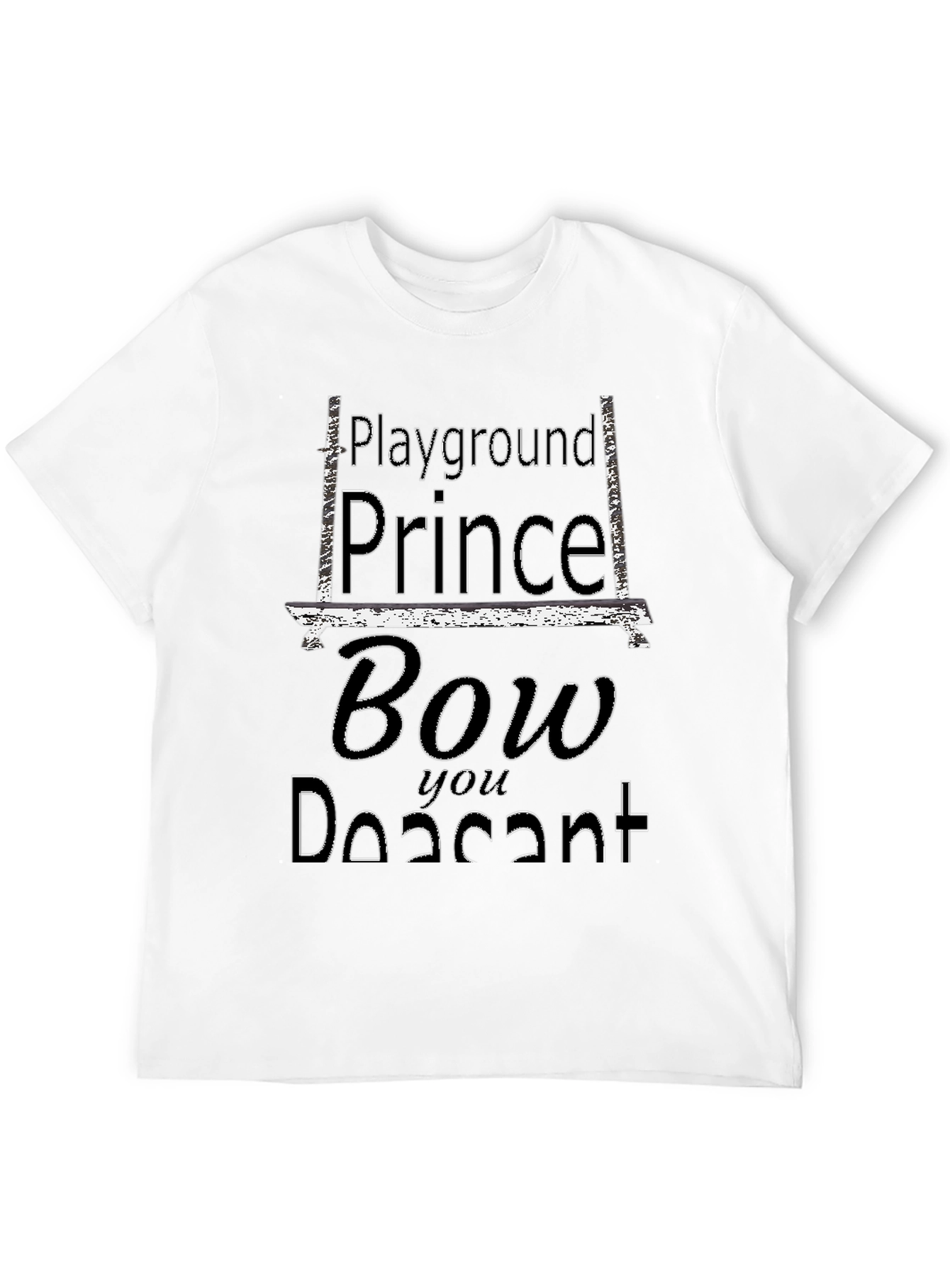 Playground Prince Bow You Peasant Graphic Tee