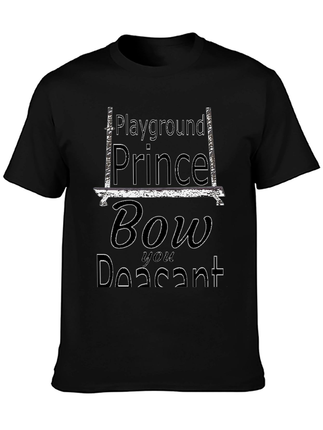 Playground Prince Bow You Peasant Graphic Tee