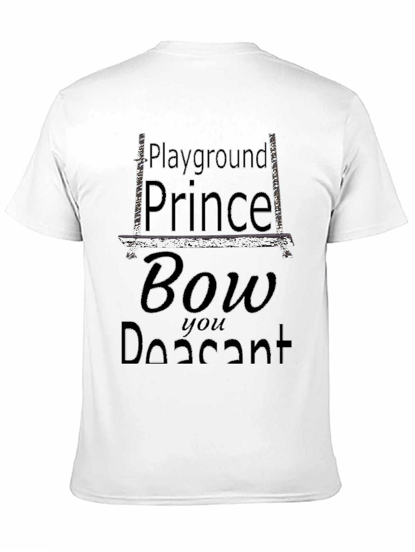 Playground Prince Bow You Peasant Graphic Tee