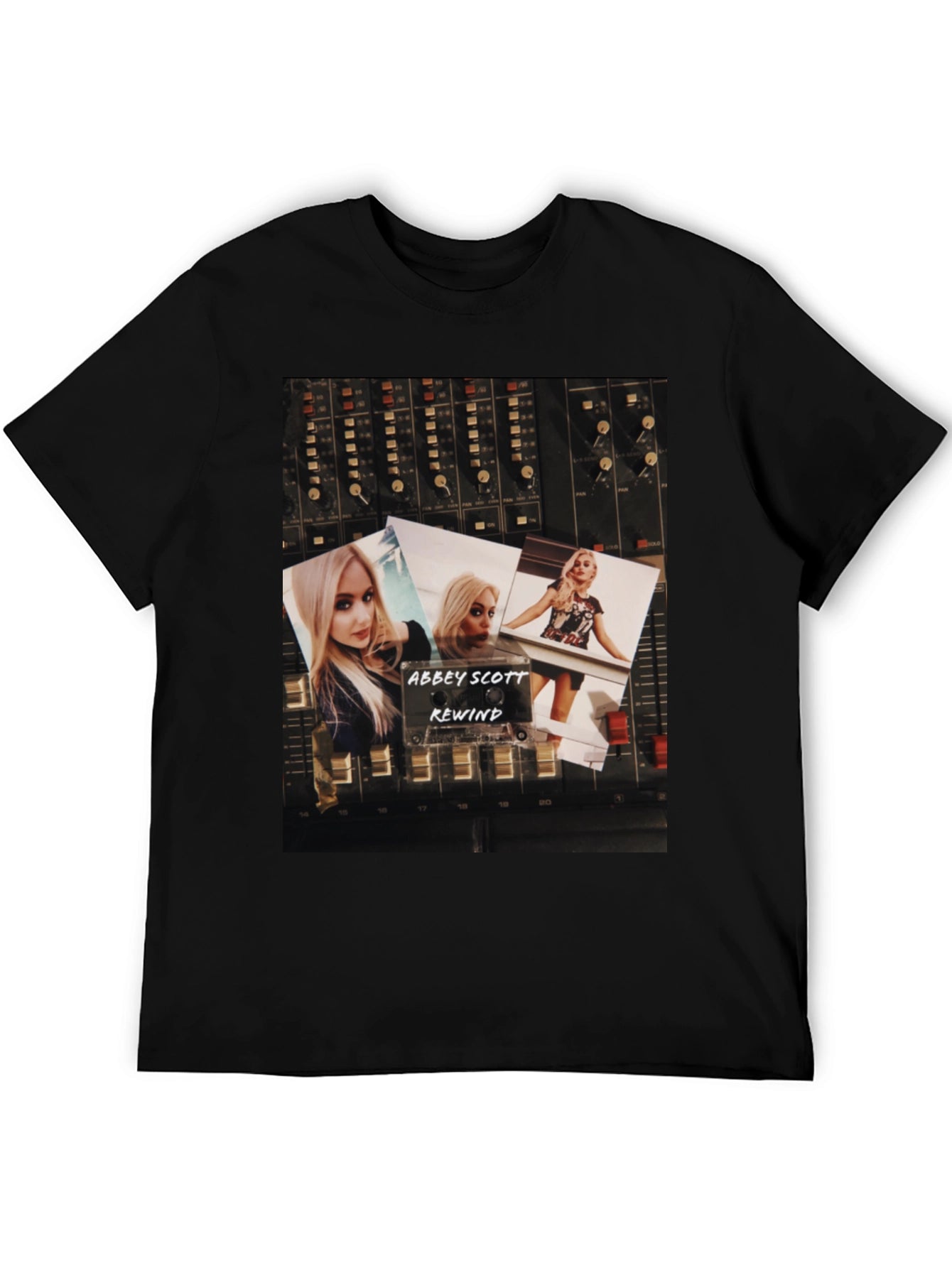 Abbey Scott Rewind Graphic T-Shirt