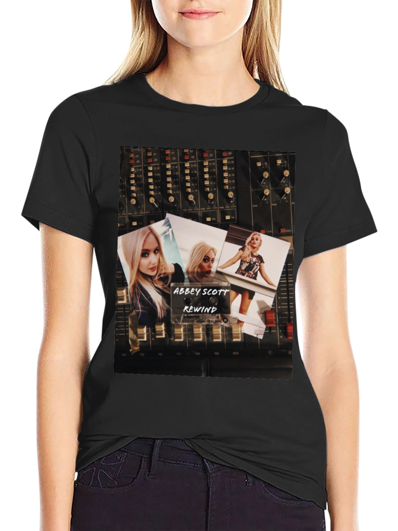 Abbey Scott Rewind Graphic T-Shirt