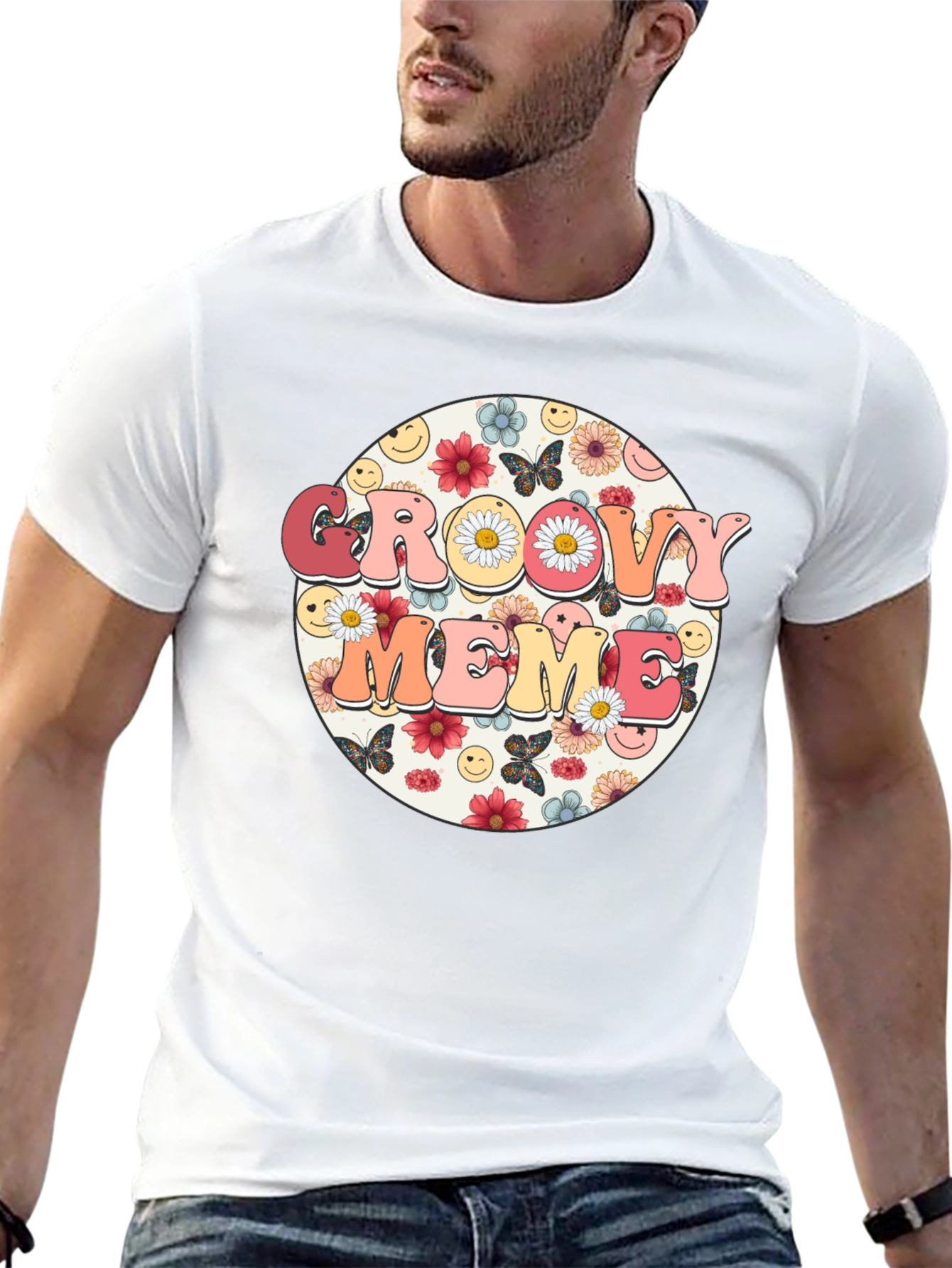 Groovy Meme T-Shirt - Retro Style