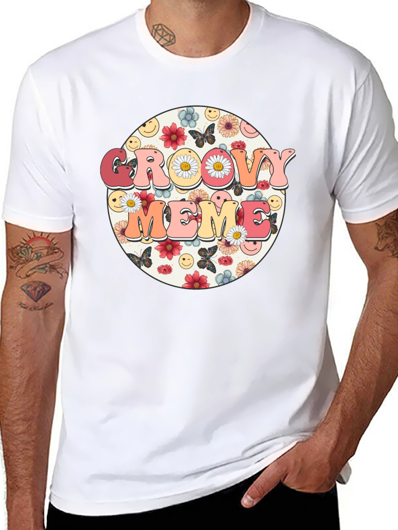 Groovy Meme T-Shirt - Retro Style