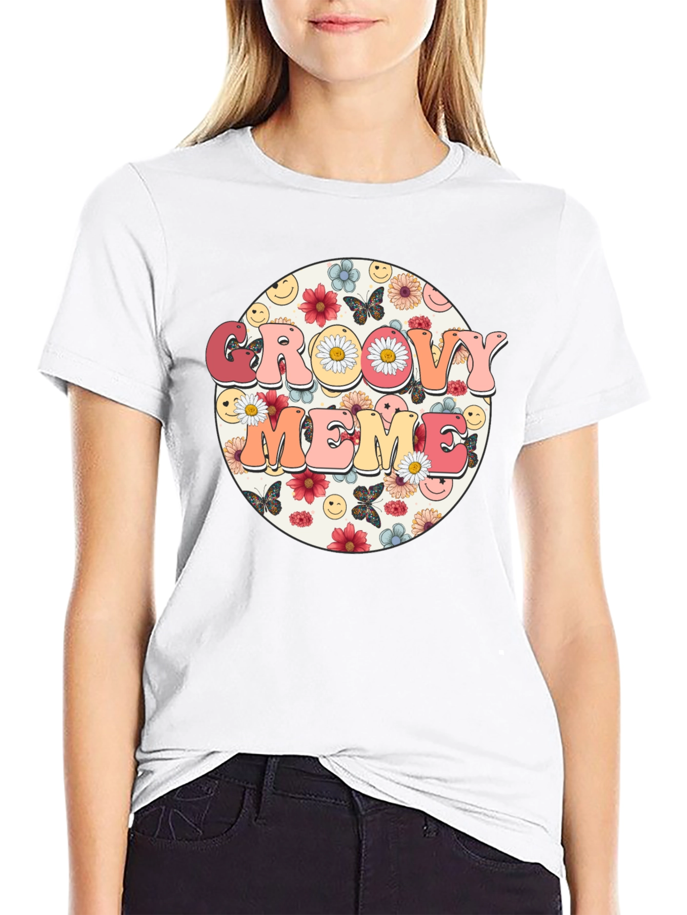 Groovy Meme T-Shirt - Retro Style