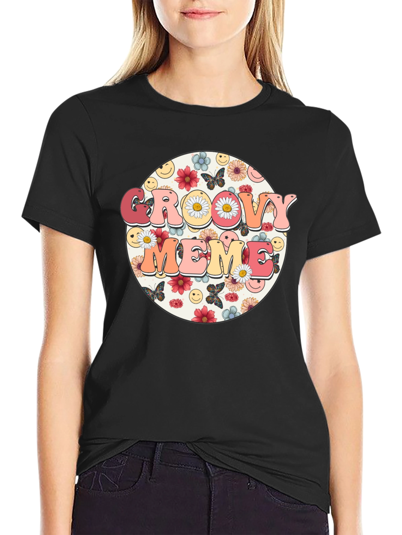 Groovy Meme T-Shirt - Retro Style