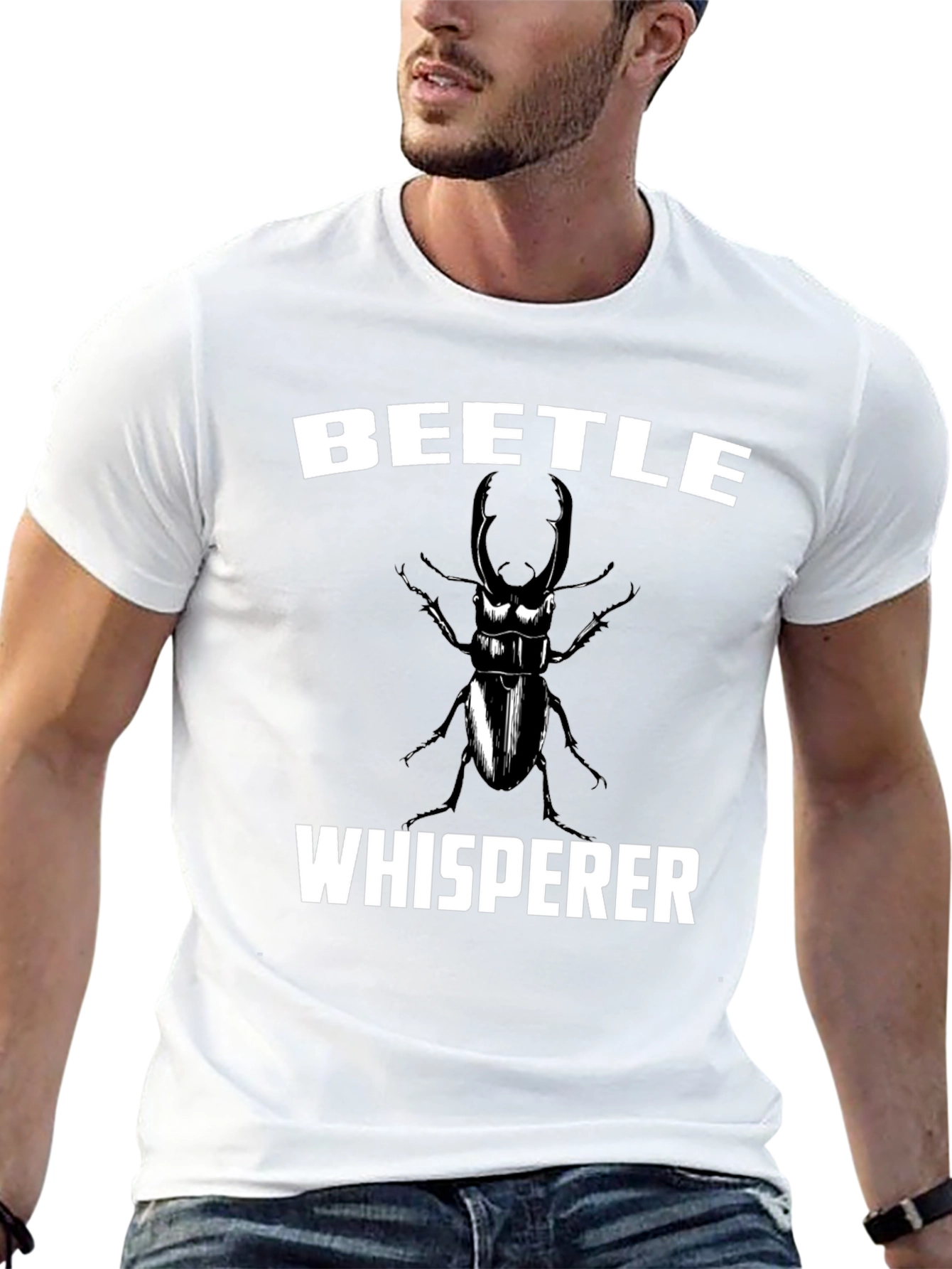 Beetle Whisperer Graphic Tee - Insect Lover T-Shirt