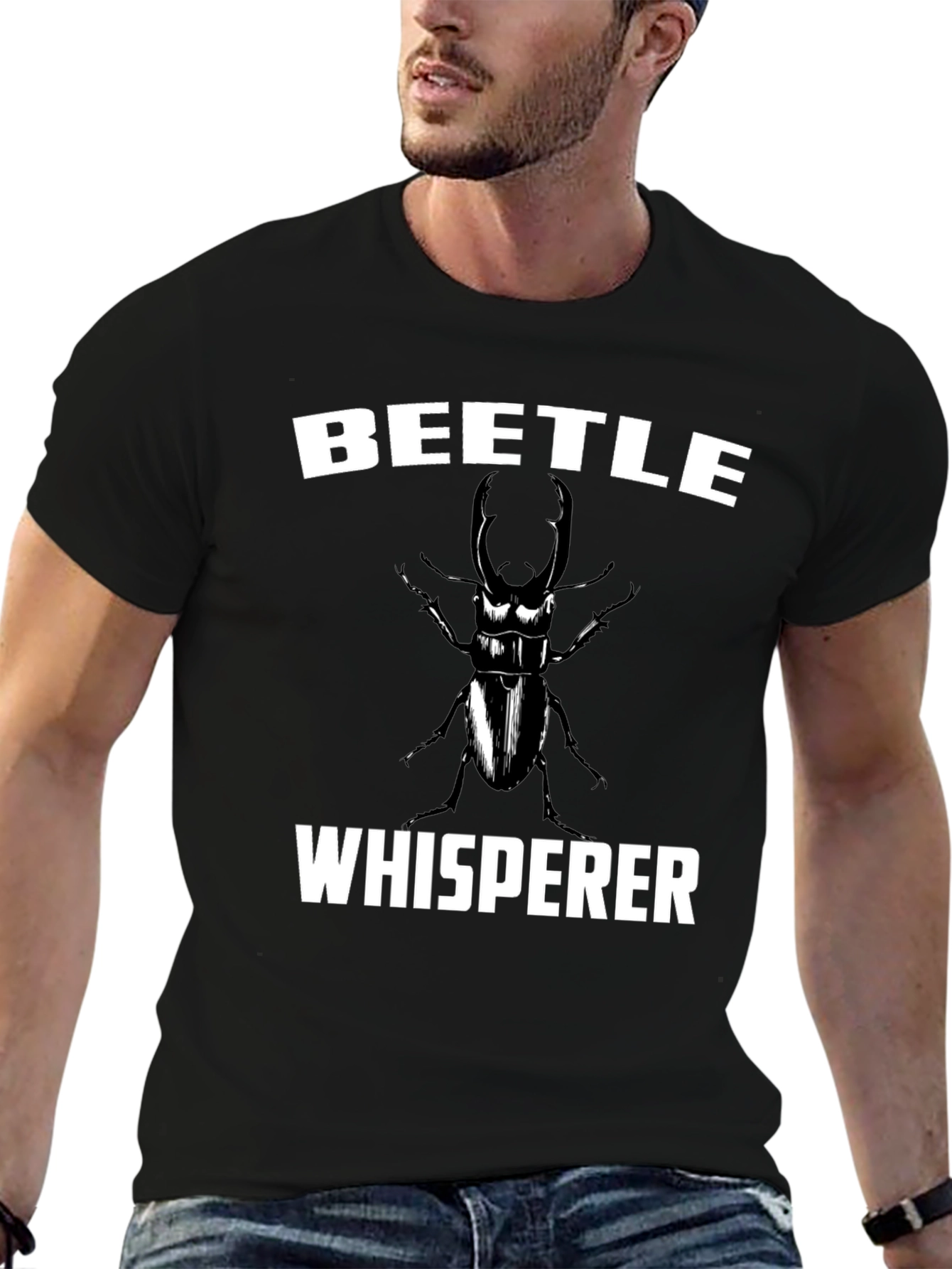 Beetle Whisperer Graphic Tee - Insect Lover T-Shirt