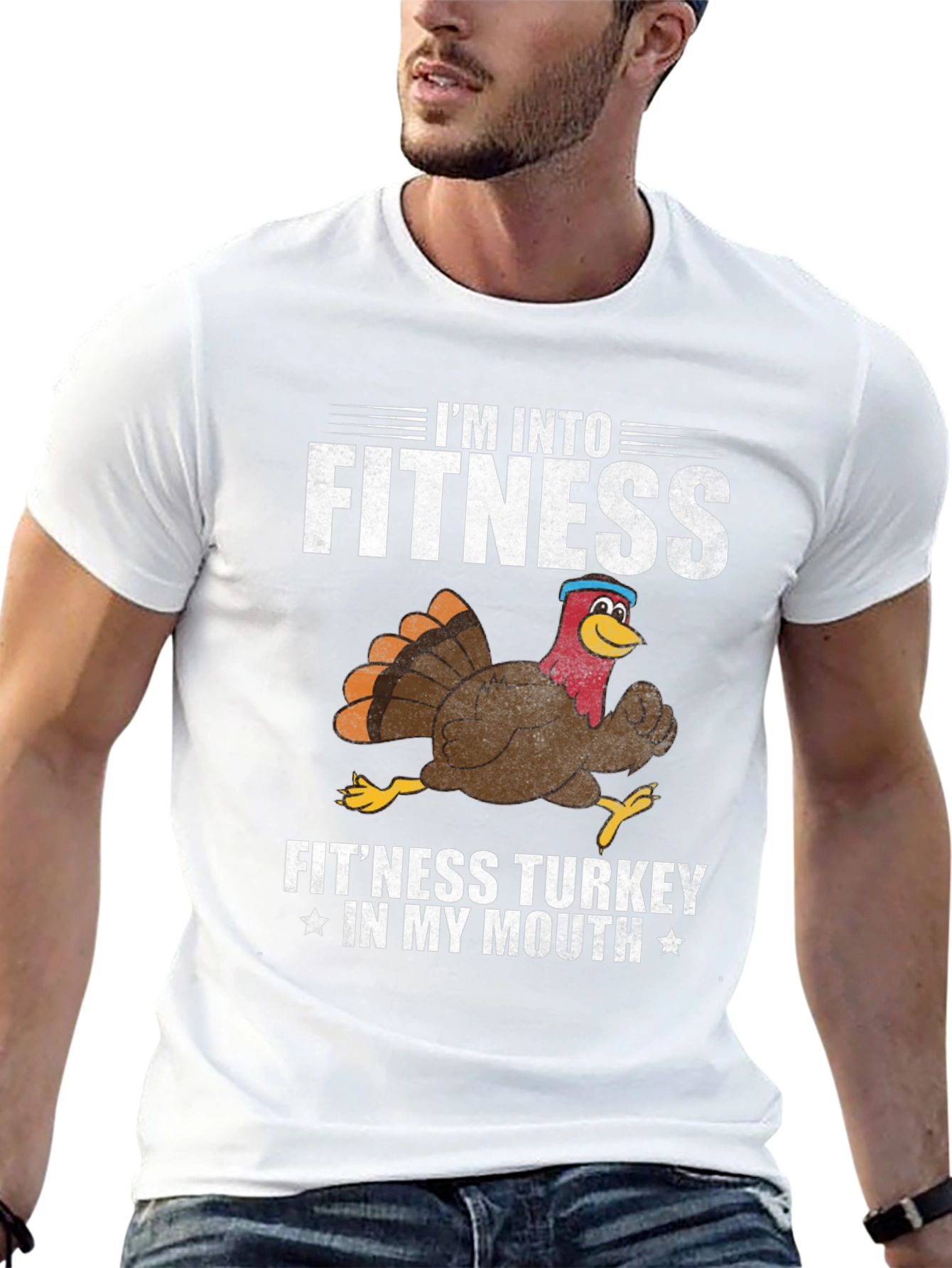 Fitness Turkey Graphic T-Shirt