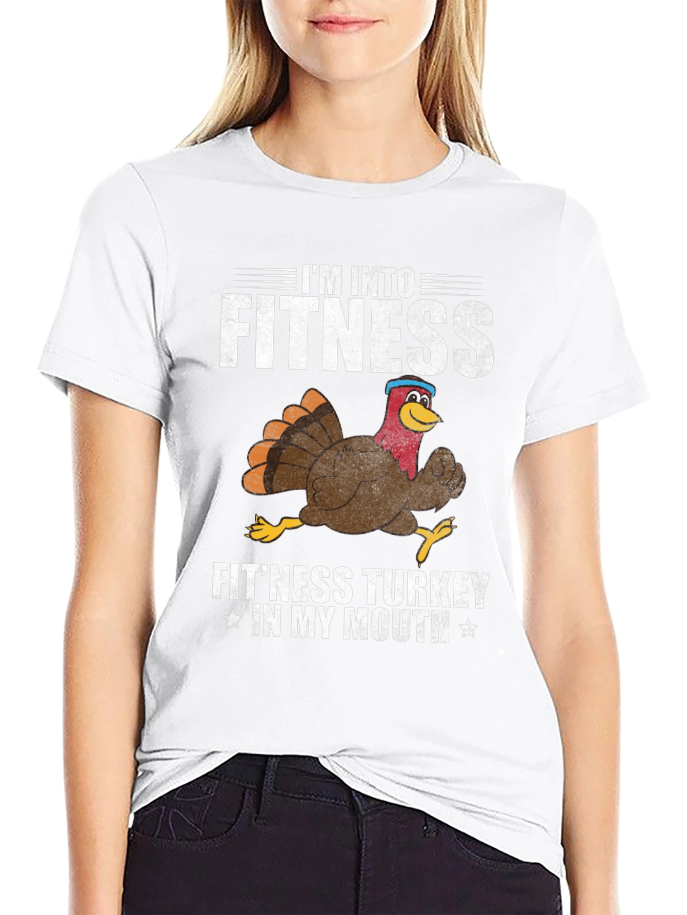 Fitness Turkey Graphic T-Shirt