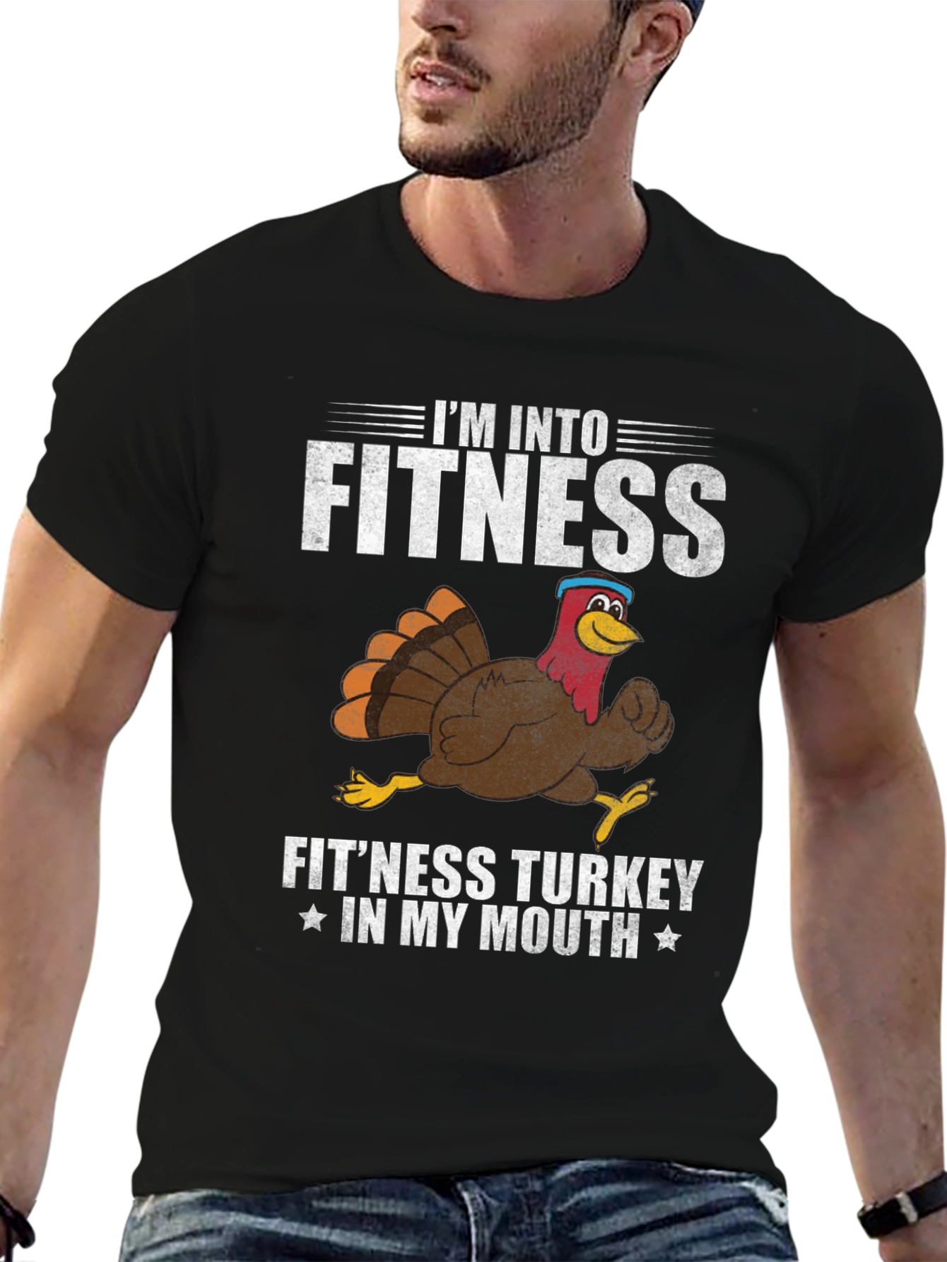 Fitness Turkey Graphic T-Shirt