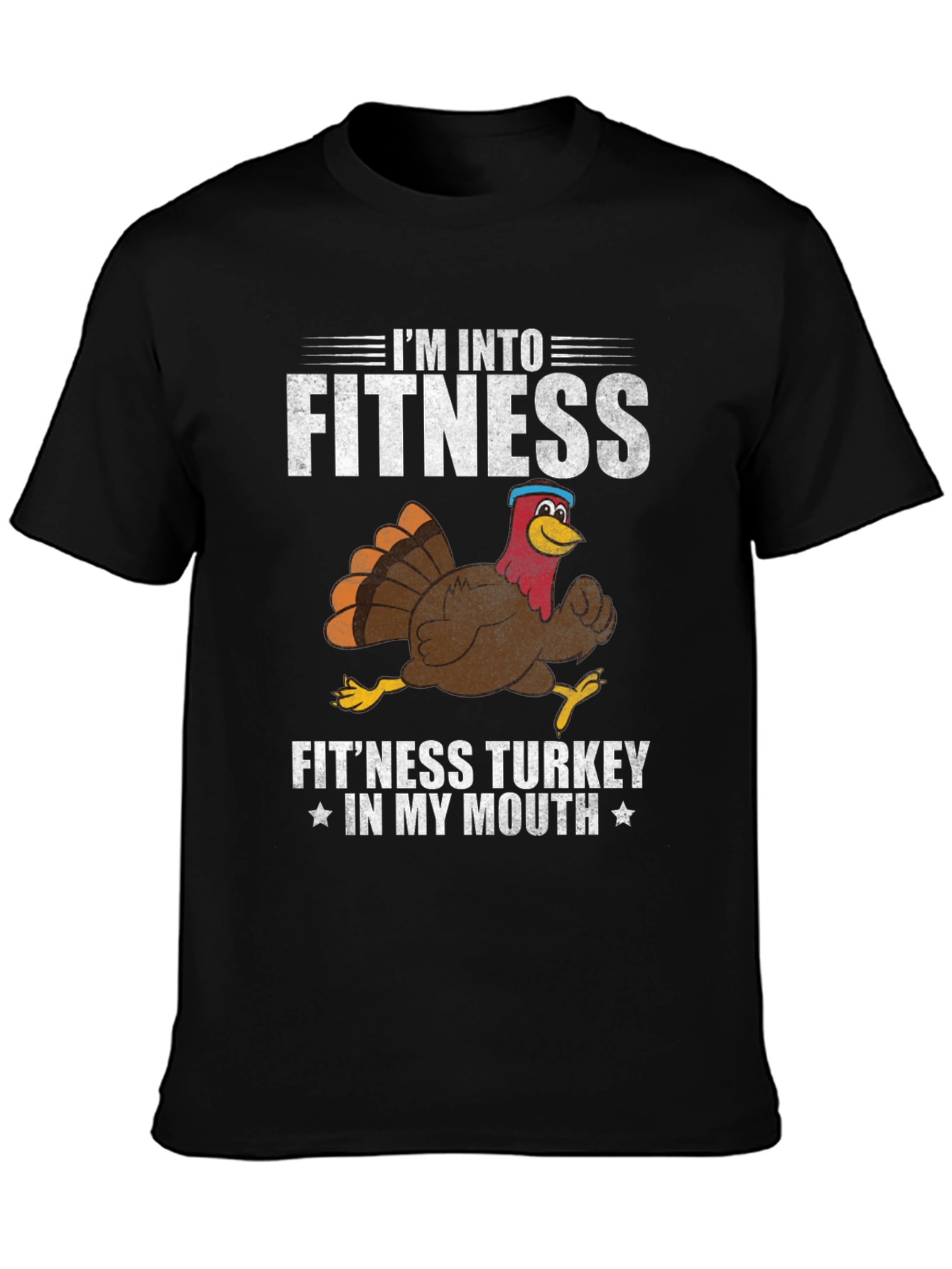 Fitness Turkey Graphic T-Shirt