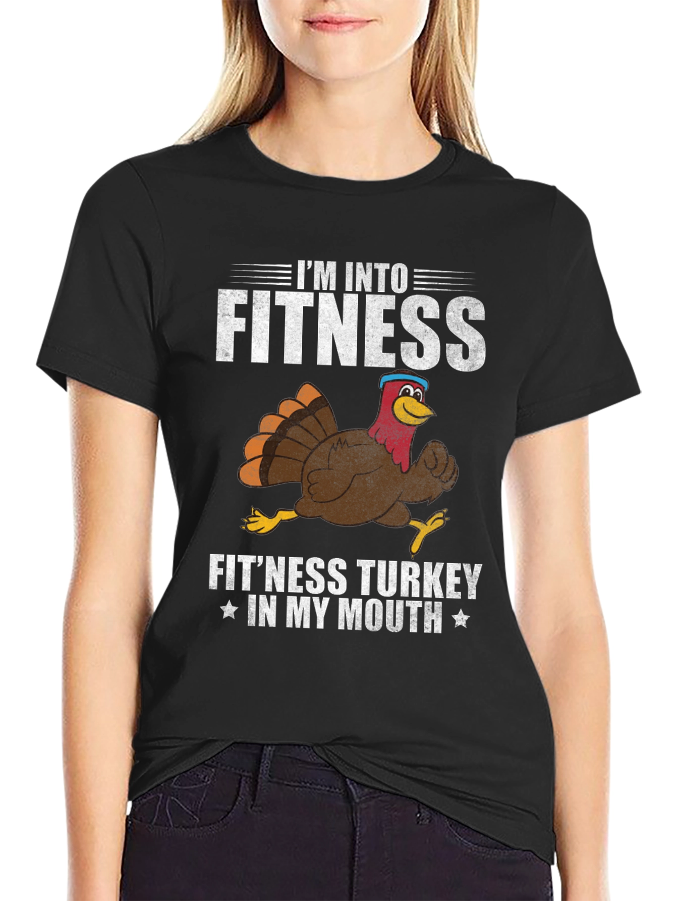 Fitness Turkey Graphic T-Shirt