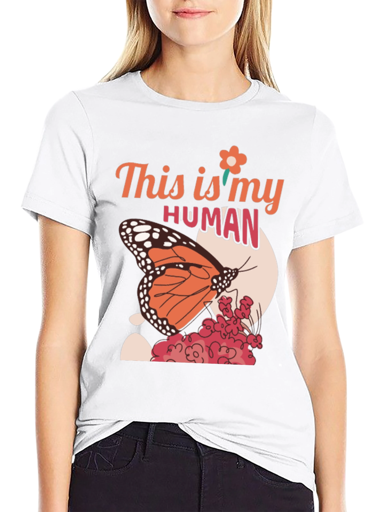 Butterfly Human T-Shirt