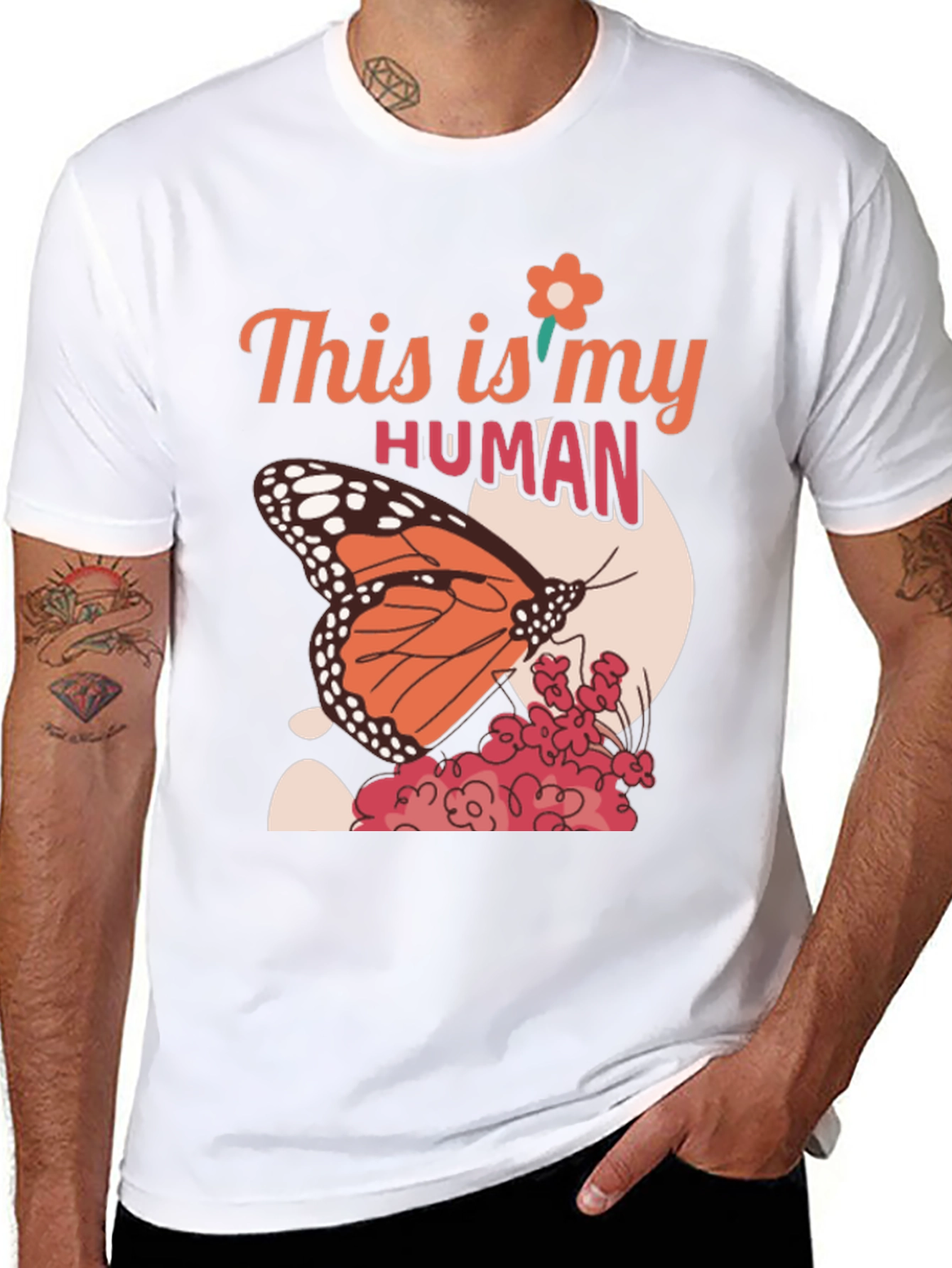 Butterfly Human T-Shirt