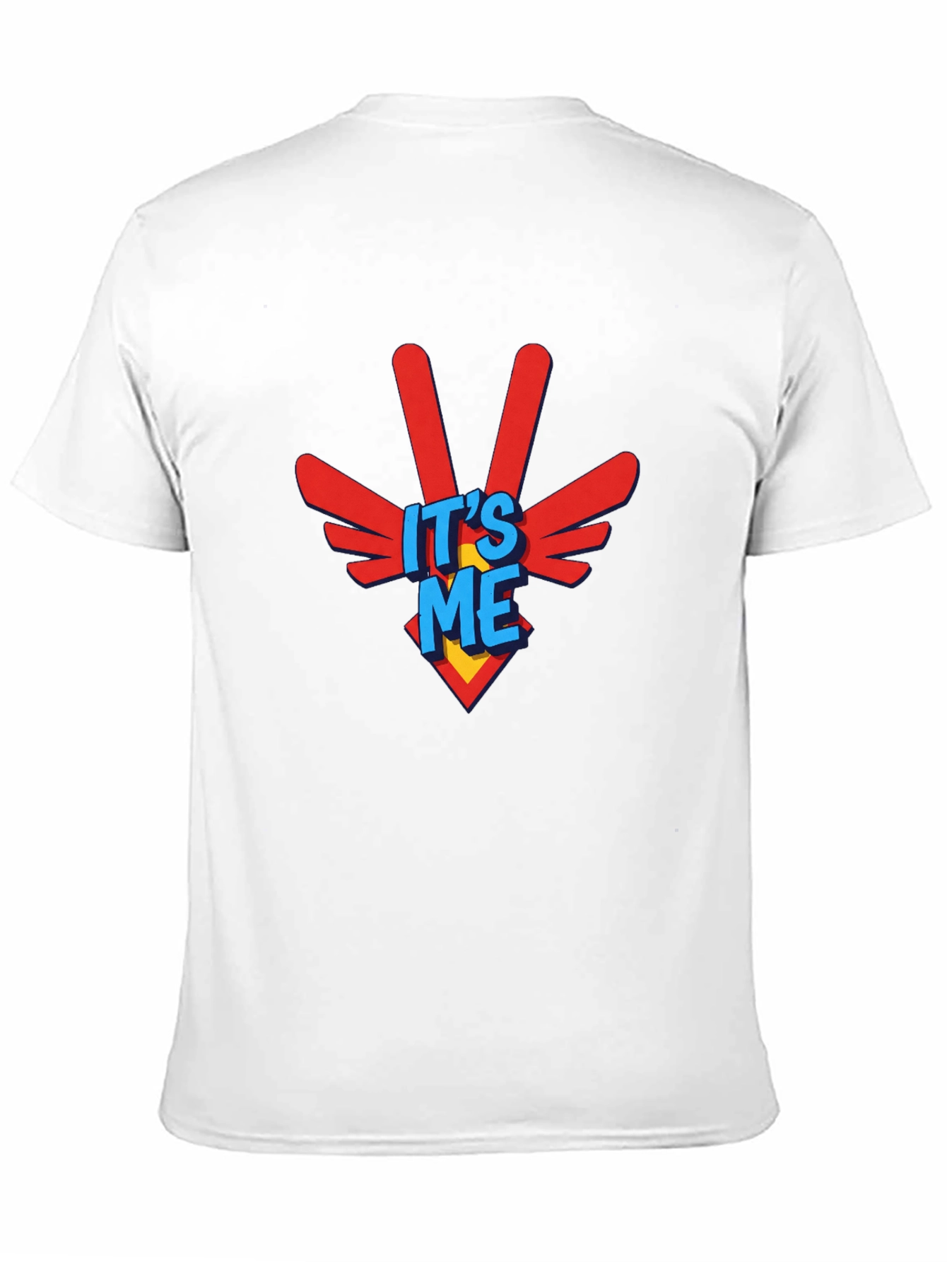 Its Me! Graphic Print Black Crew Neck T-Shirt