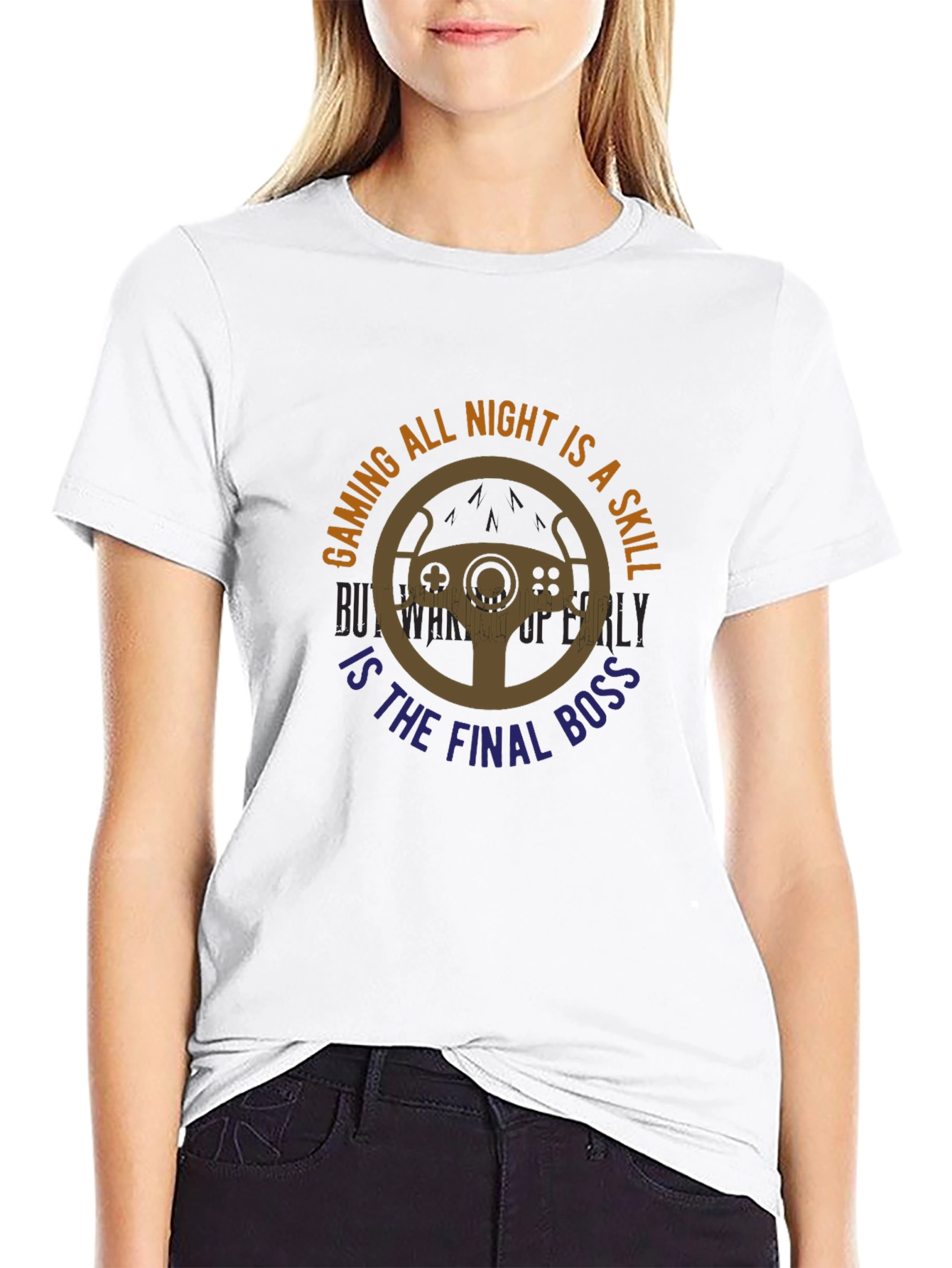 Gaming All Night T-Shirt - Gamer Tee