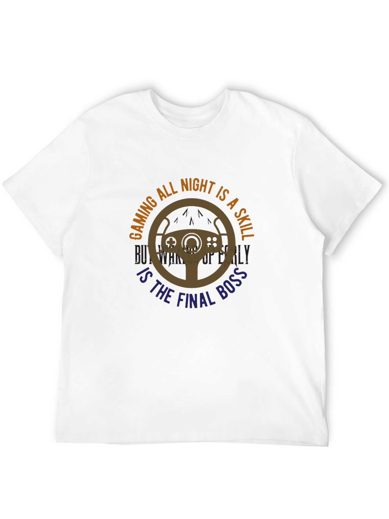 Gaming All Night T-Shirt - Gamer Tee