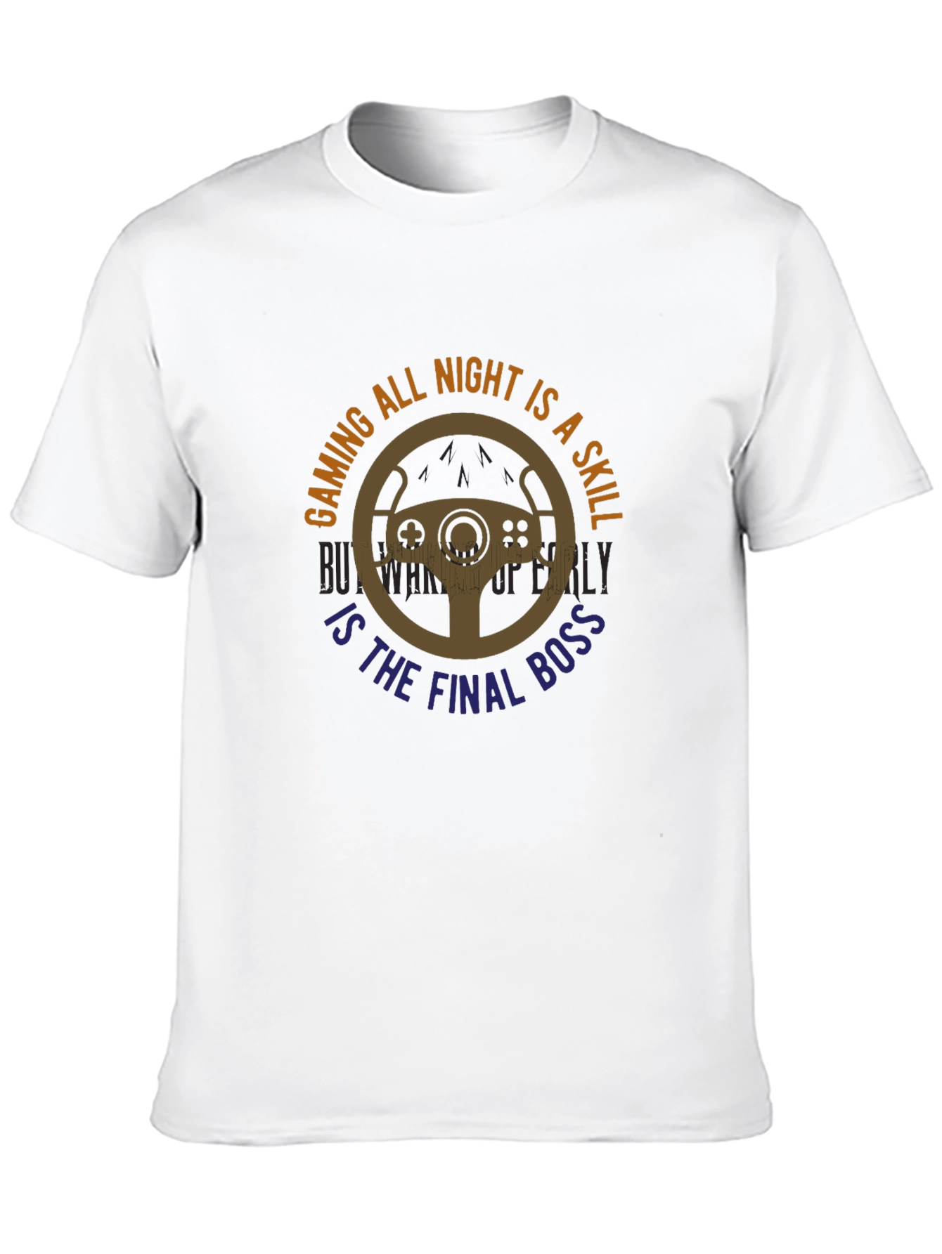 Gaming All Night T-Shirt - Gamer Tee