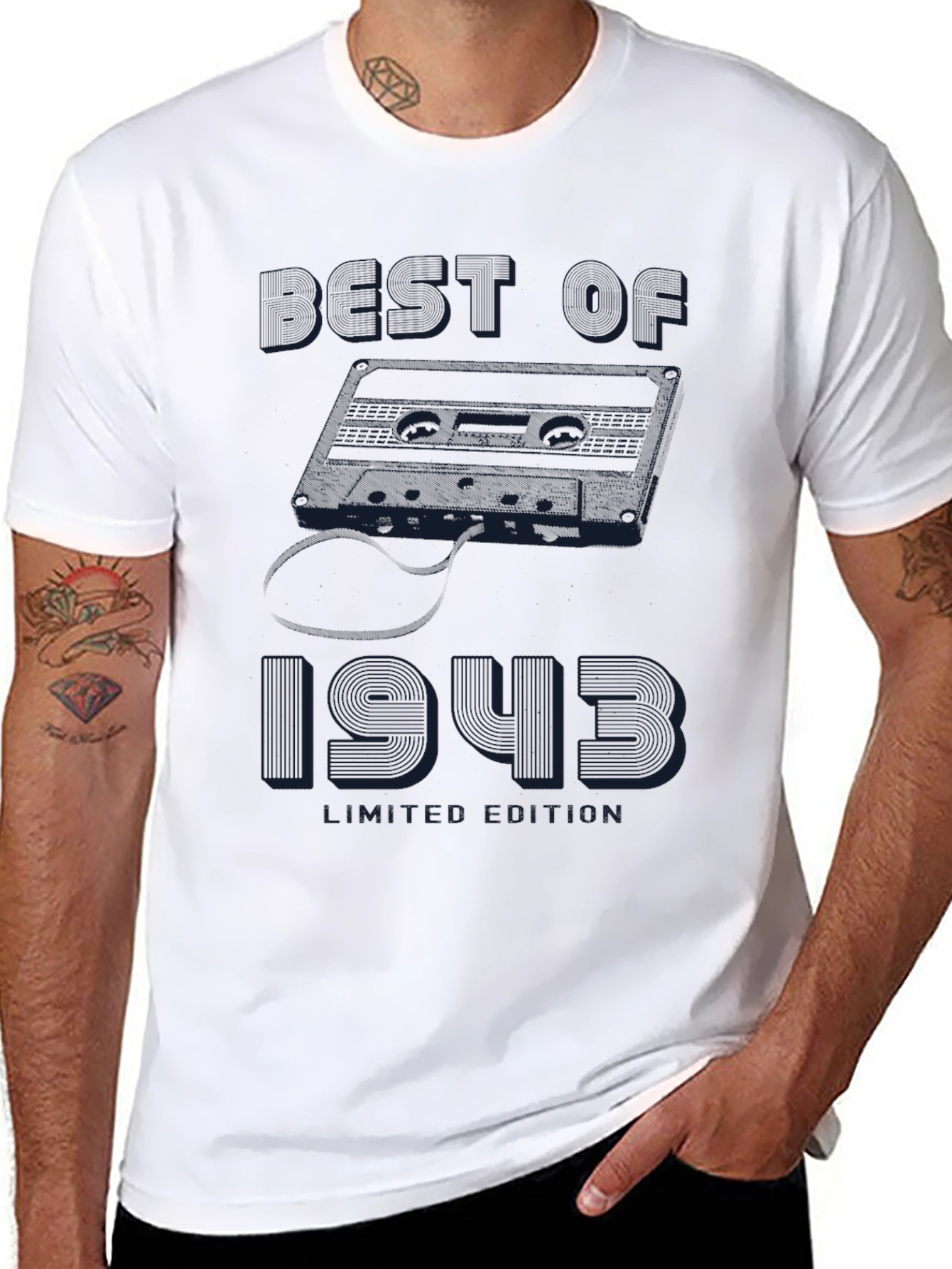 Best of 1943 Black Graphic T-Shirt