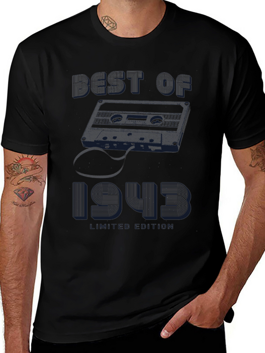 Best of 1943 Black Graphic T-Shirt
