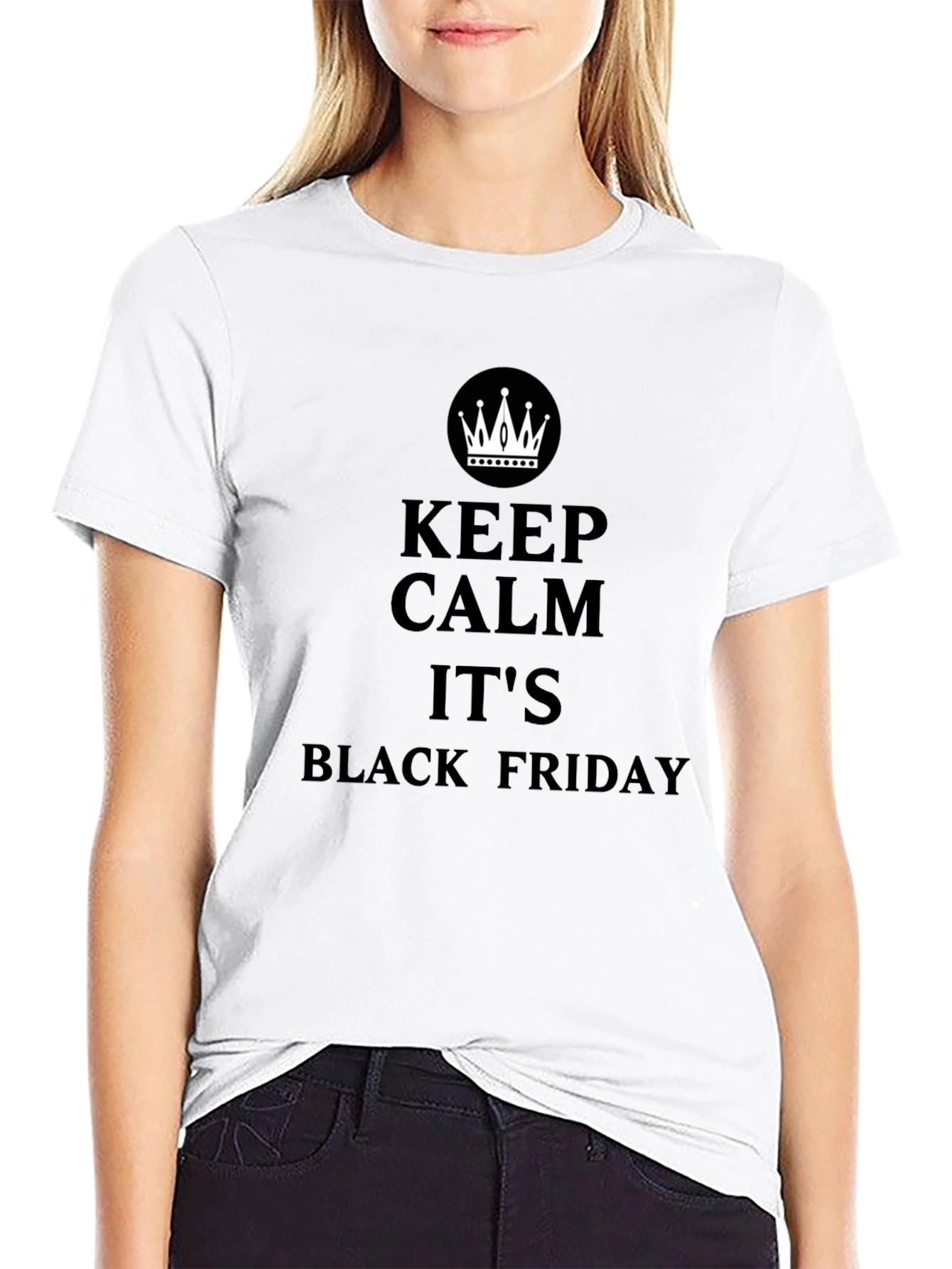 Keep Calm Black Friday T-Shirt - Black Graphic Tee