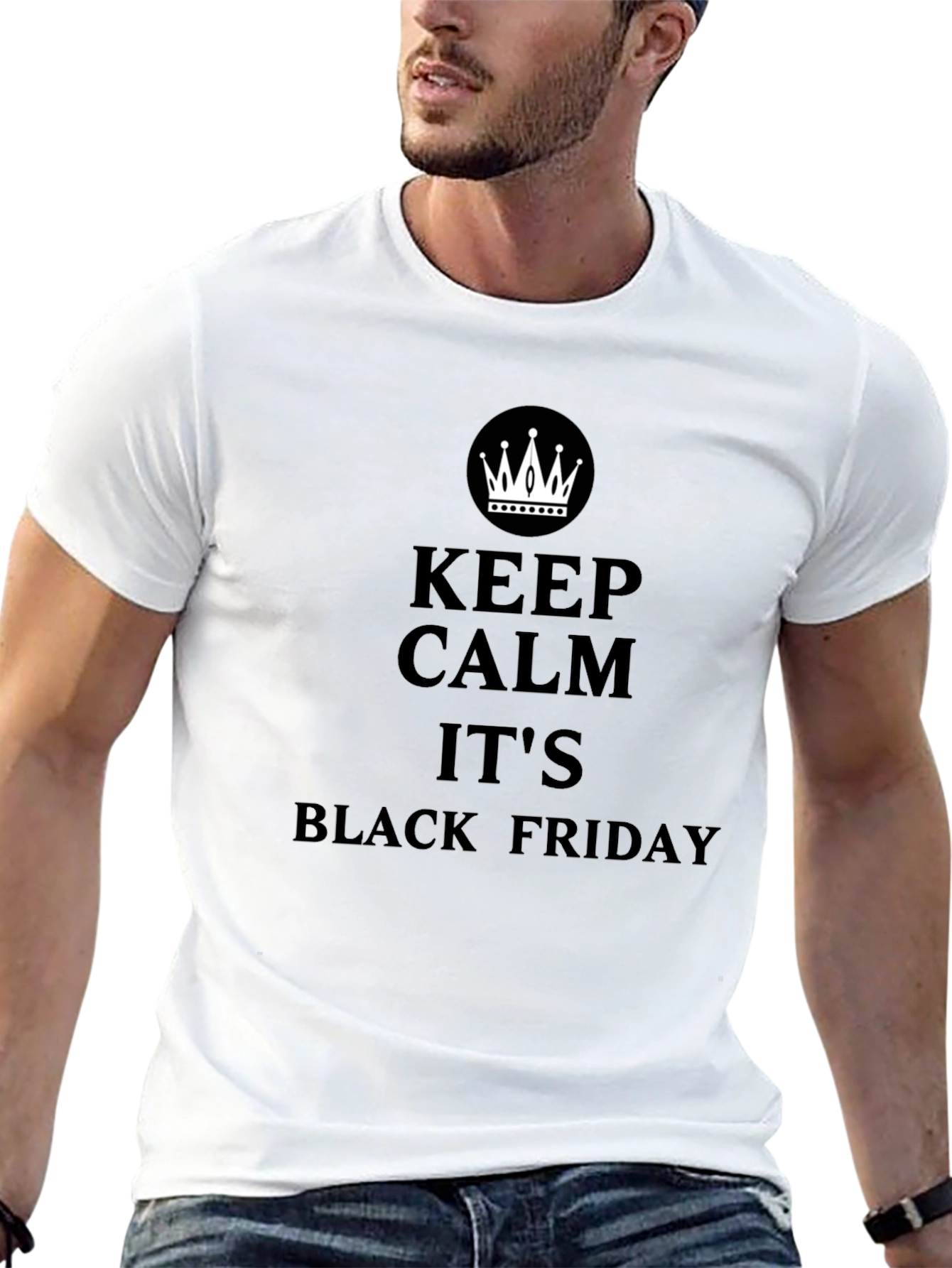 Keep Calm Black Friday T-Shirt - Black Graphic Tee