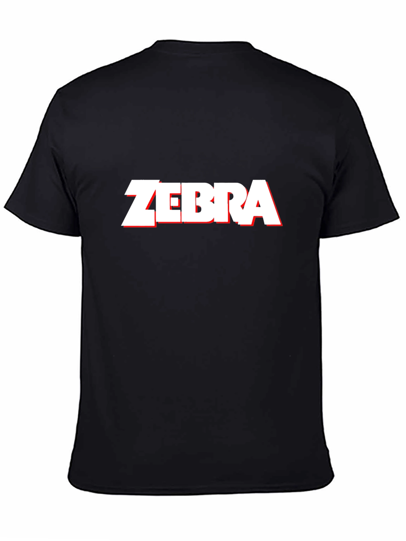 Bold ZEBRA Graphic Tee - Classic Black Comfort