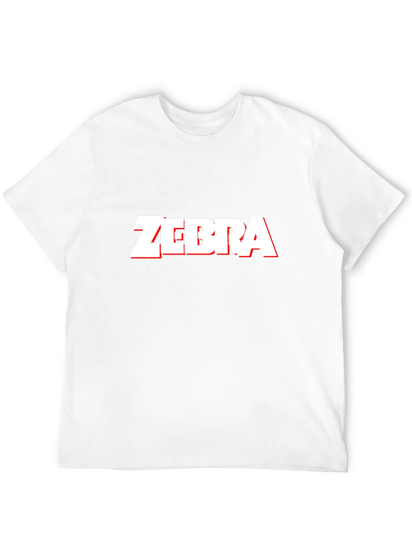 Bold ZEBRA Graphic Tee - Classic Black Comfort