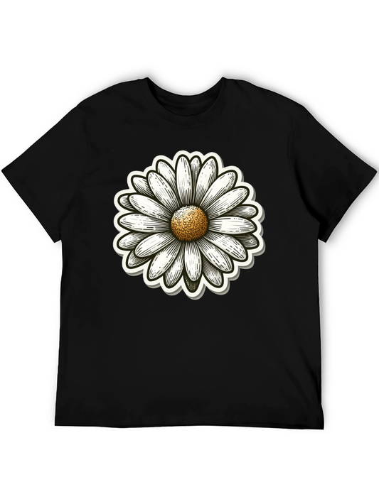 Daisy Graphic Black T-Shirt
