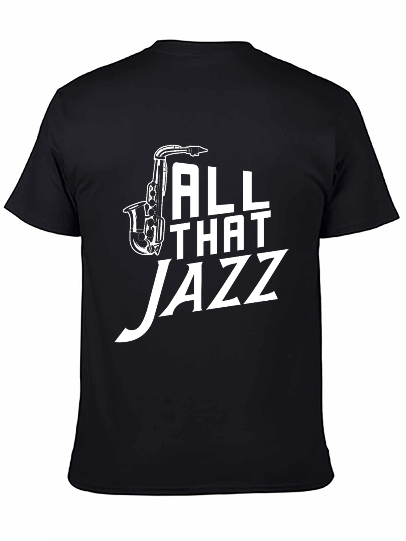 All That Jazz Saxophone Graphic Tee