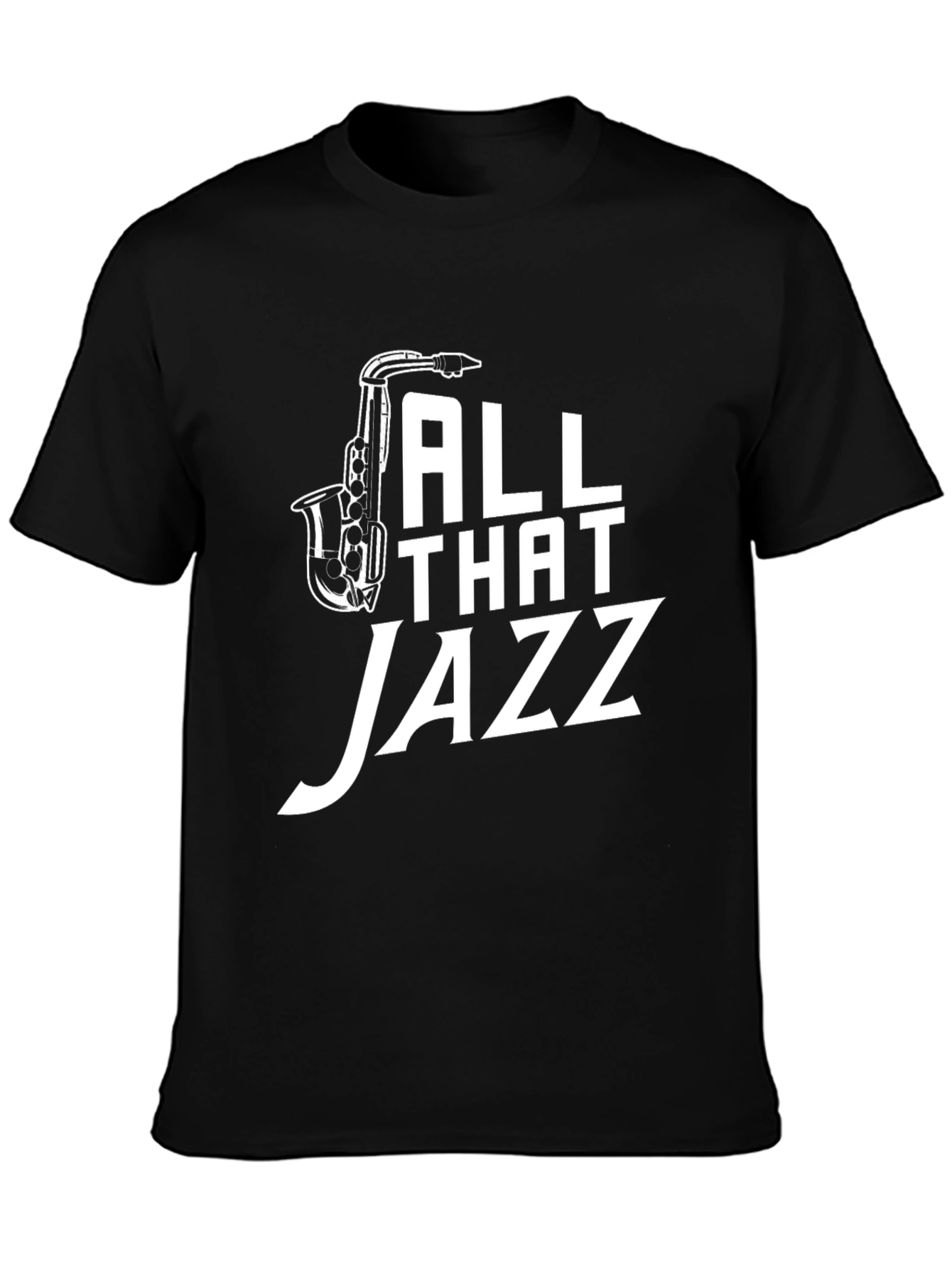 All That Jazz Saxophone Graphic Tee