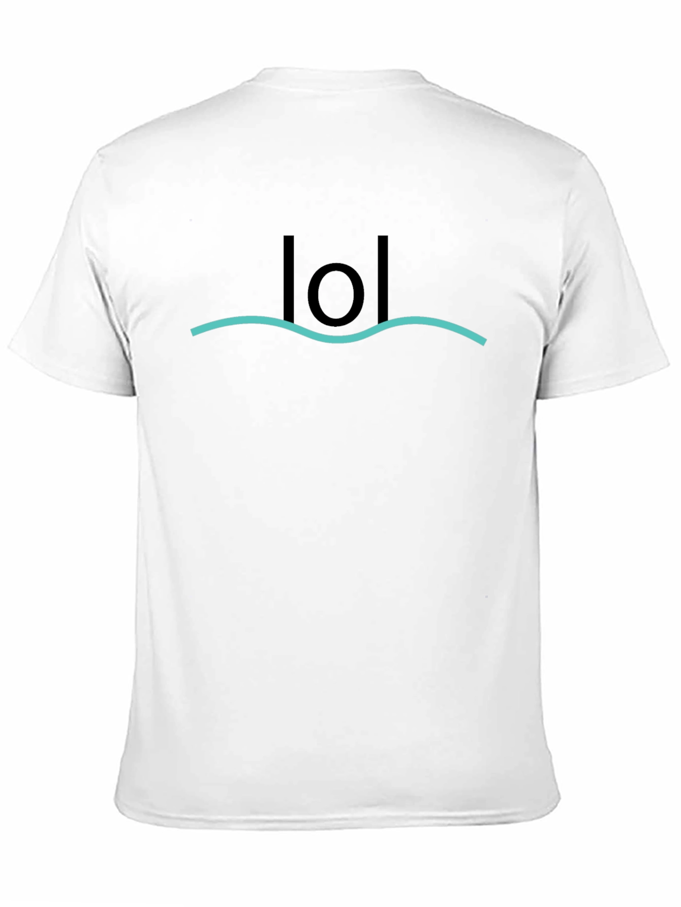 LOL Graphic Tee - Black Casual T-Shirt