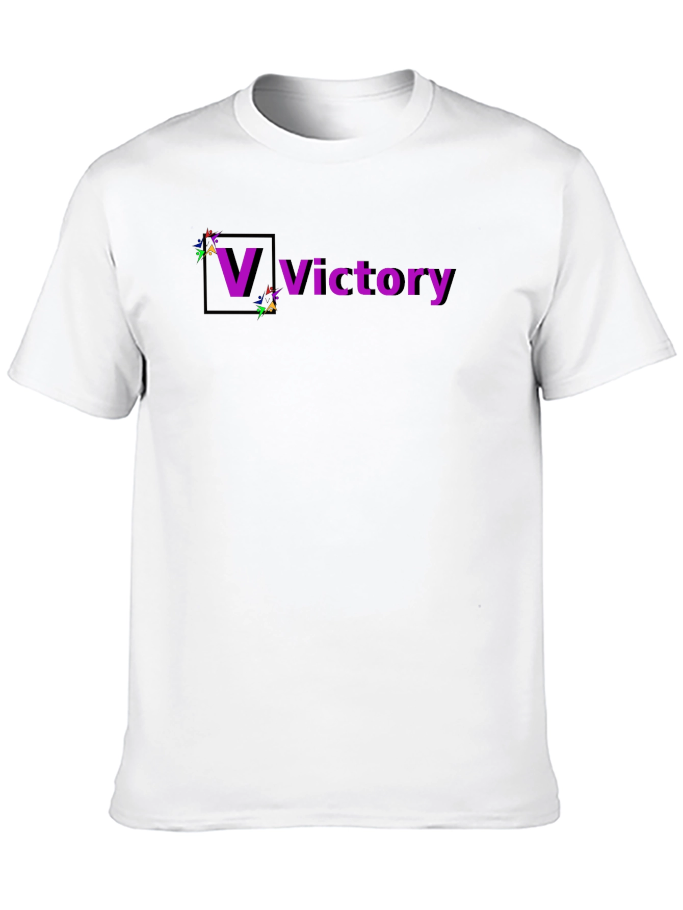 Victory Graphic Tee - Soft Black Cotton Blend