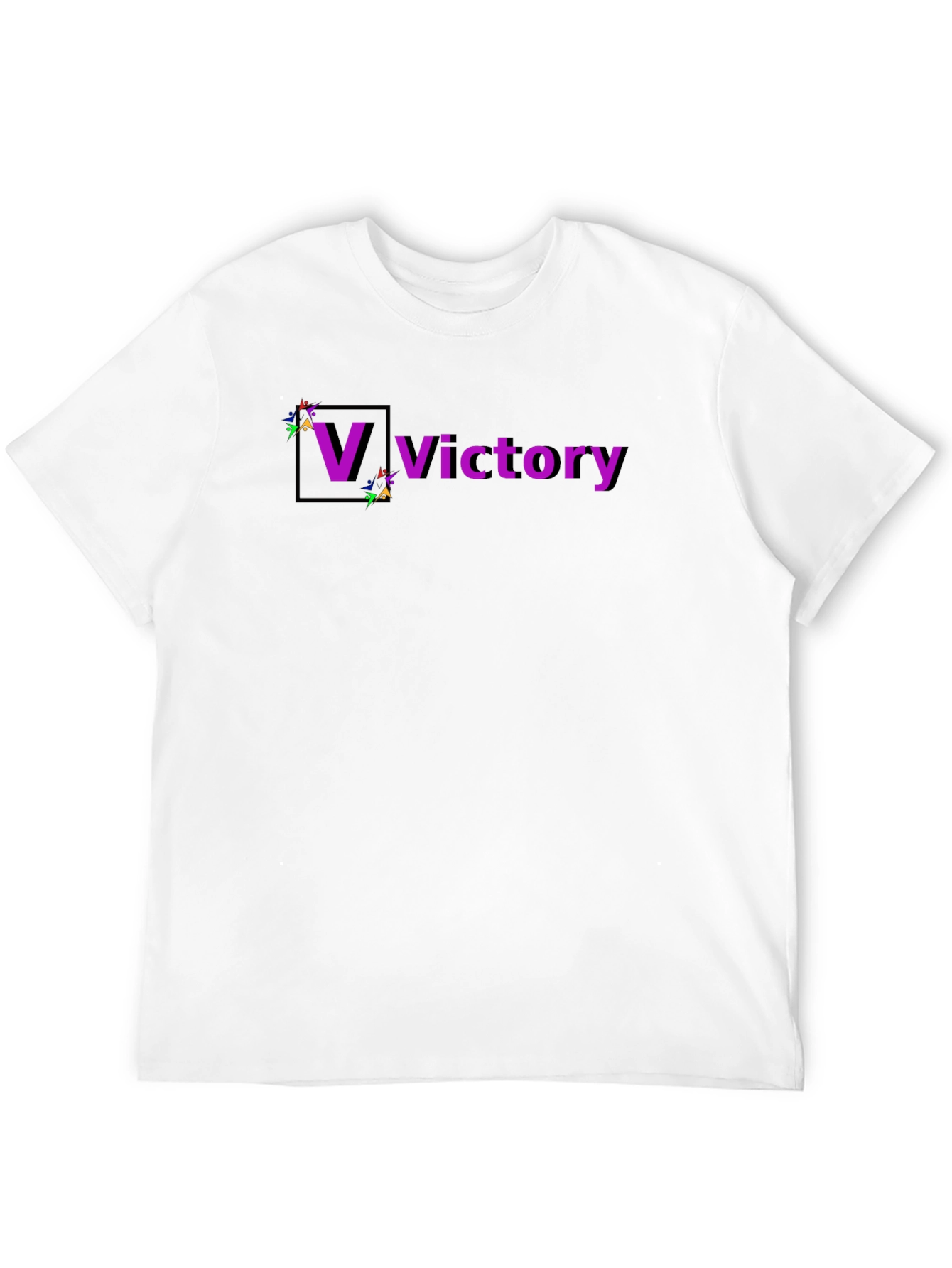 Victory Graphic Tee - Soft Black Cotton Blend
