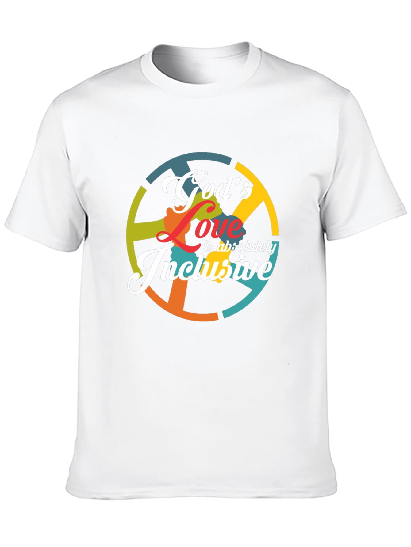 Gods Love Inclusive Graphic T-Shirt