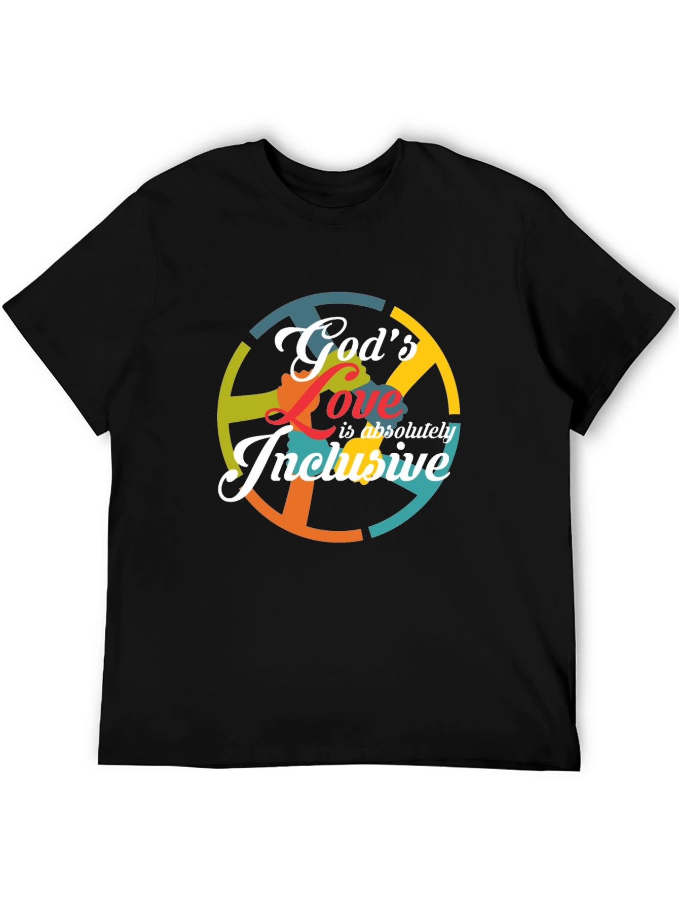 Gods Love Inclusive Graphic T-Shirt