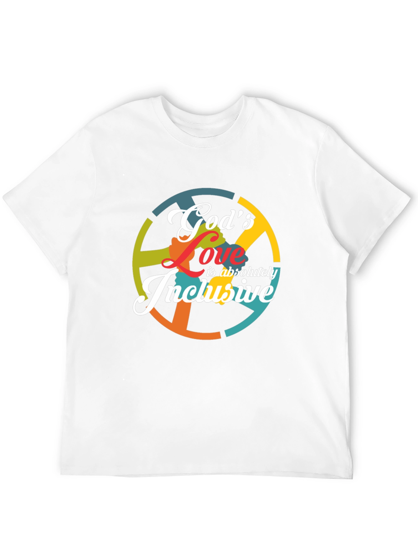 Gods Love Inclusive Graphic T-Shirt