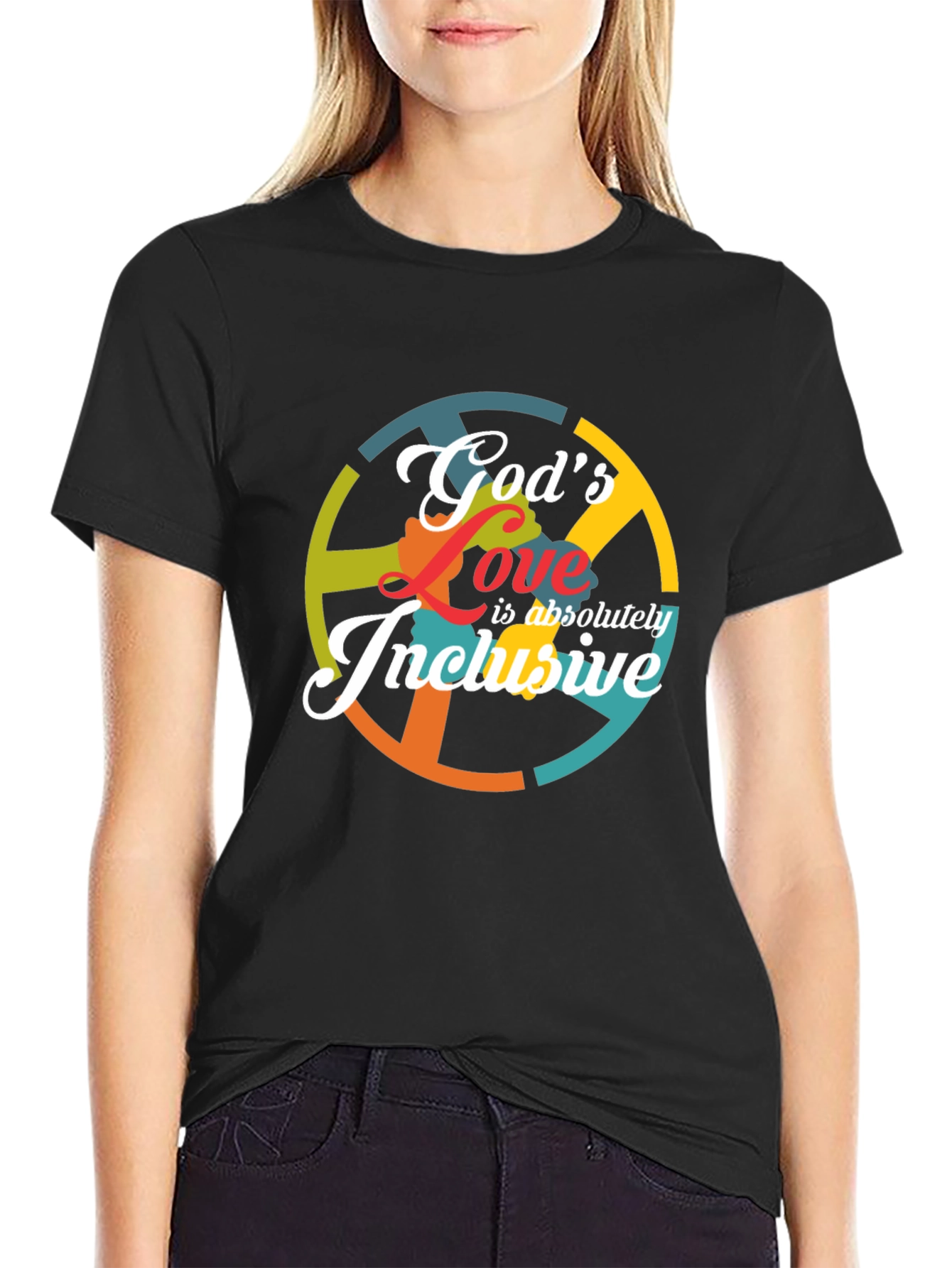 Gods Love Inclusive Graphic T-Shirt