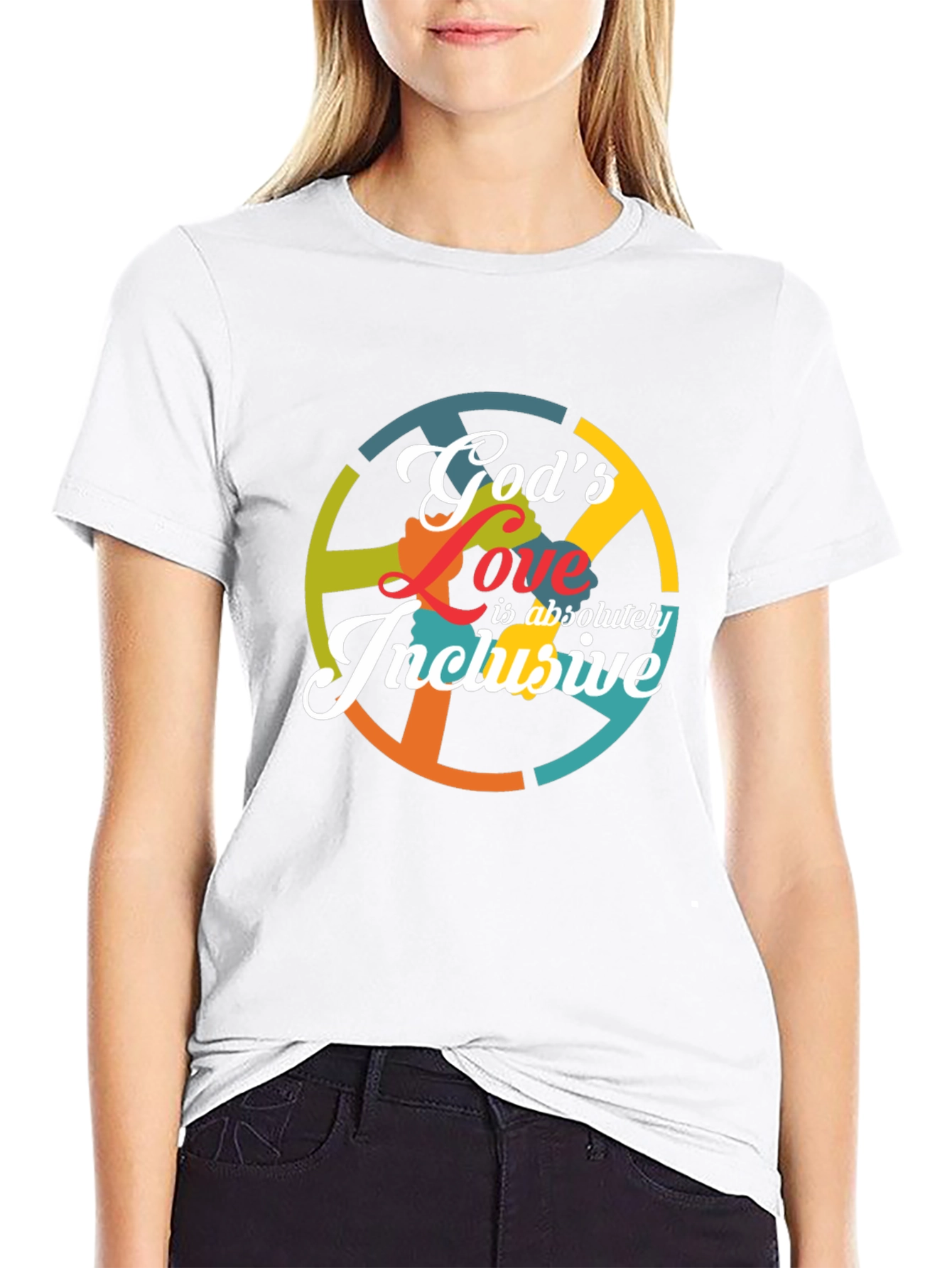 Gods Love Inclusive Graphic T-Shirt