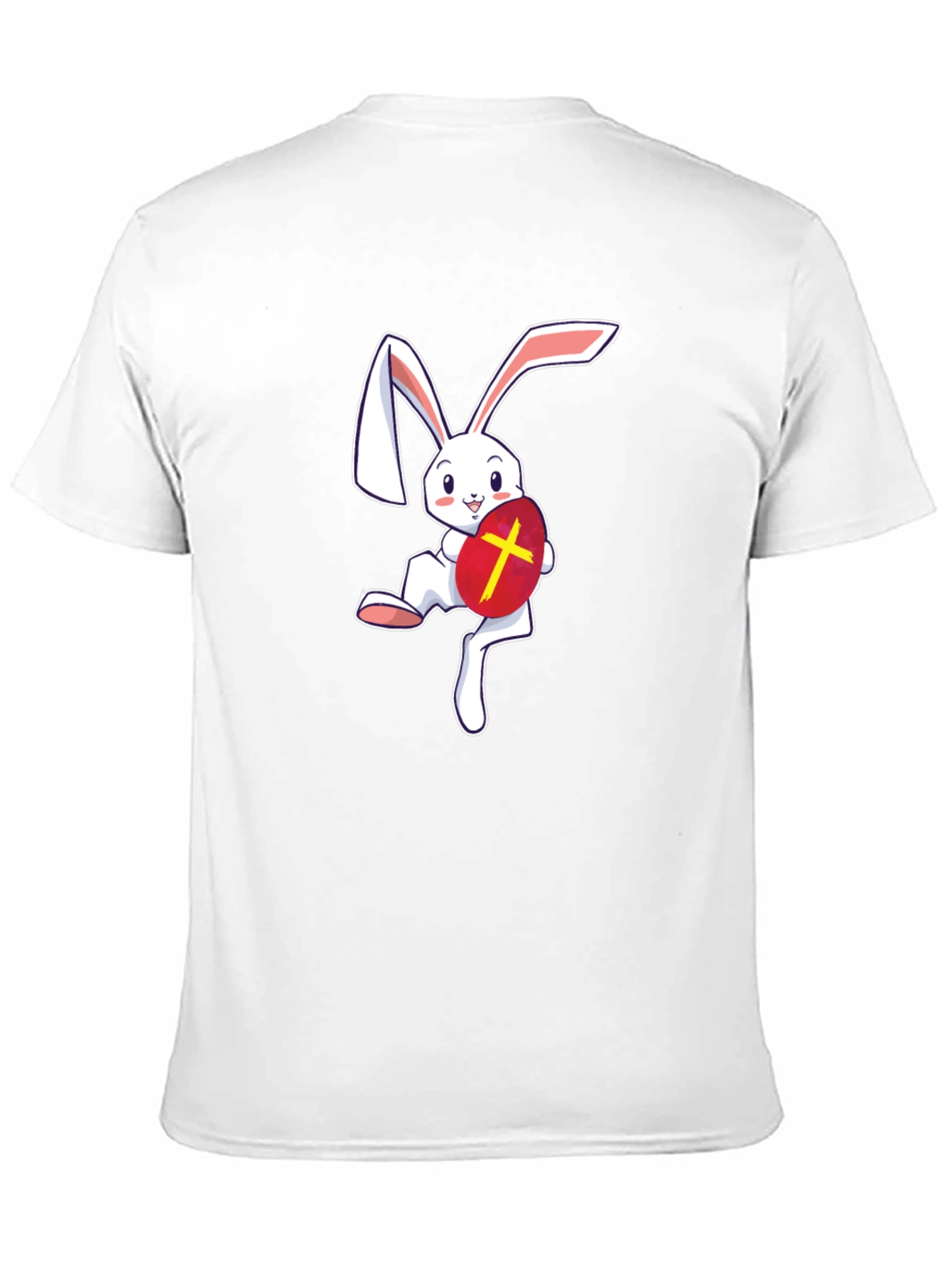 Easter Bunny T-Shirt - Cute Rabbit with Egg