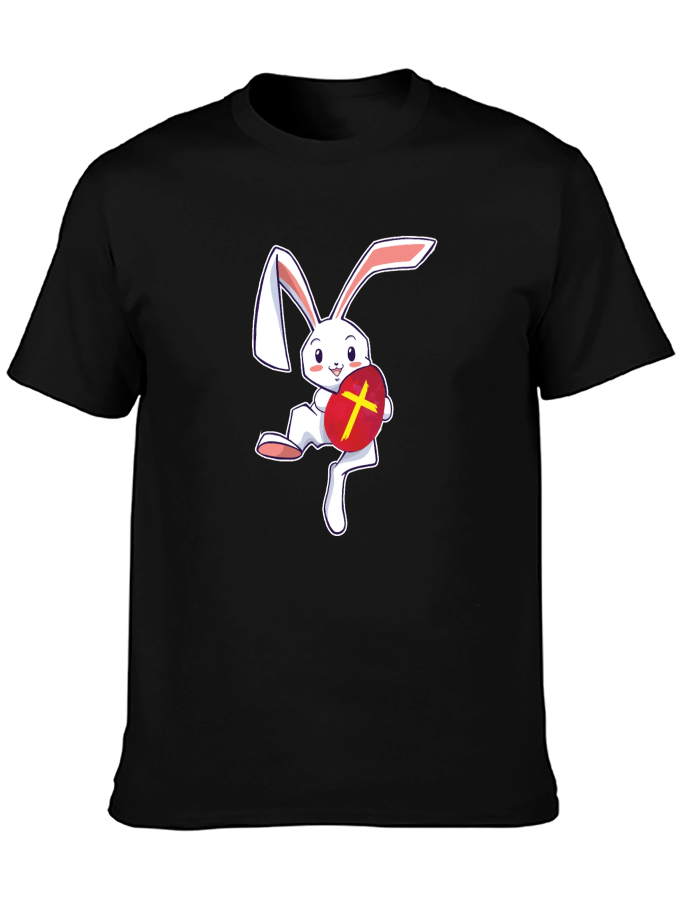 Easter Bunny T-Shirt - Cute Rabbit with Egg