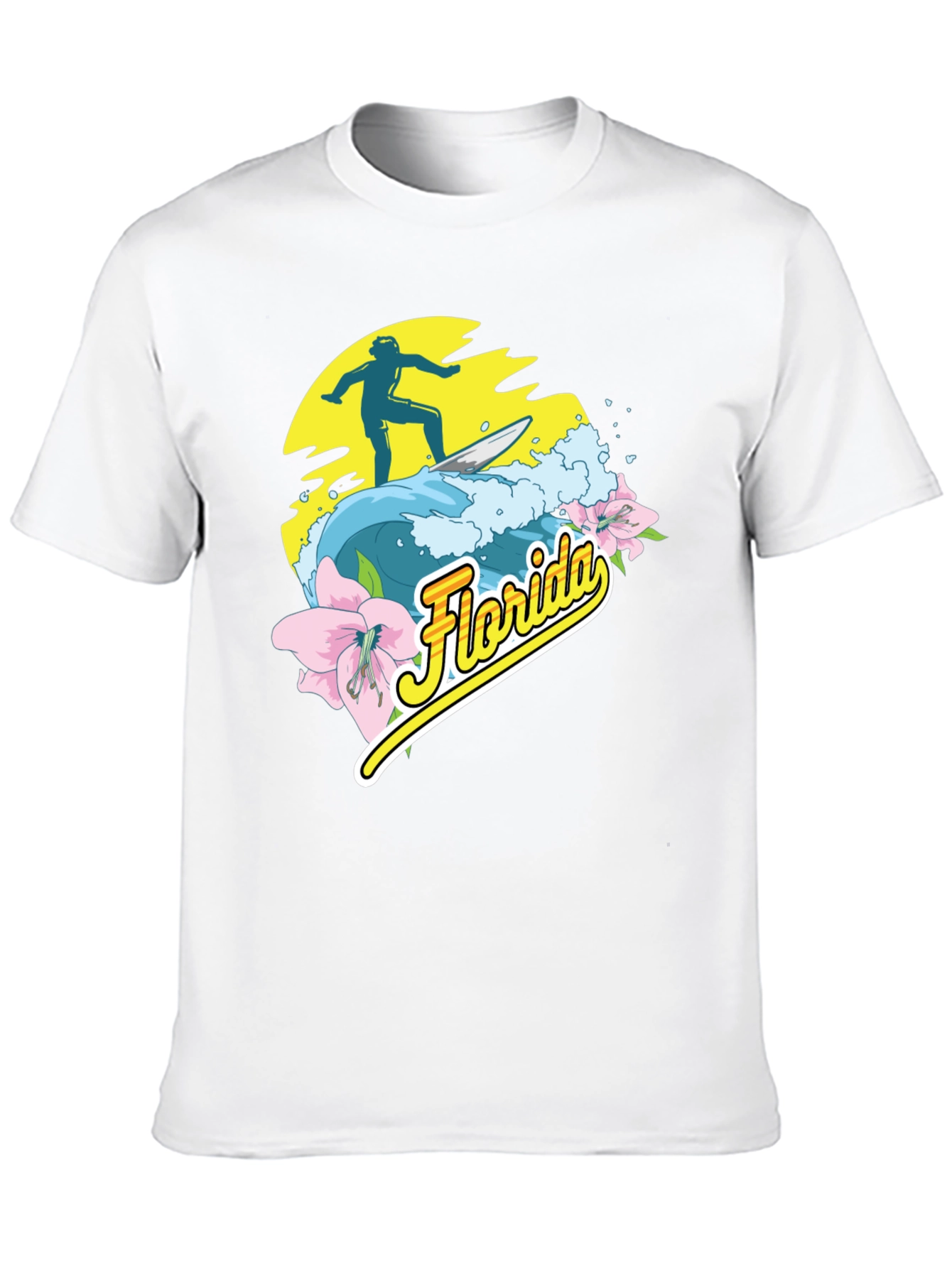 Florida Surfer Graphic T-Shirt