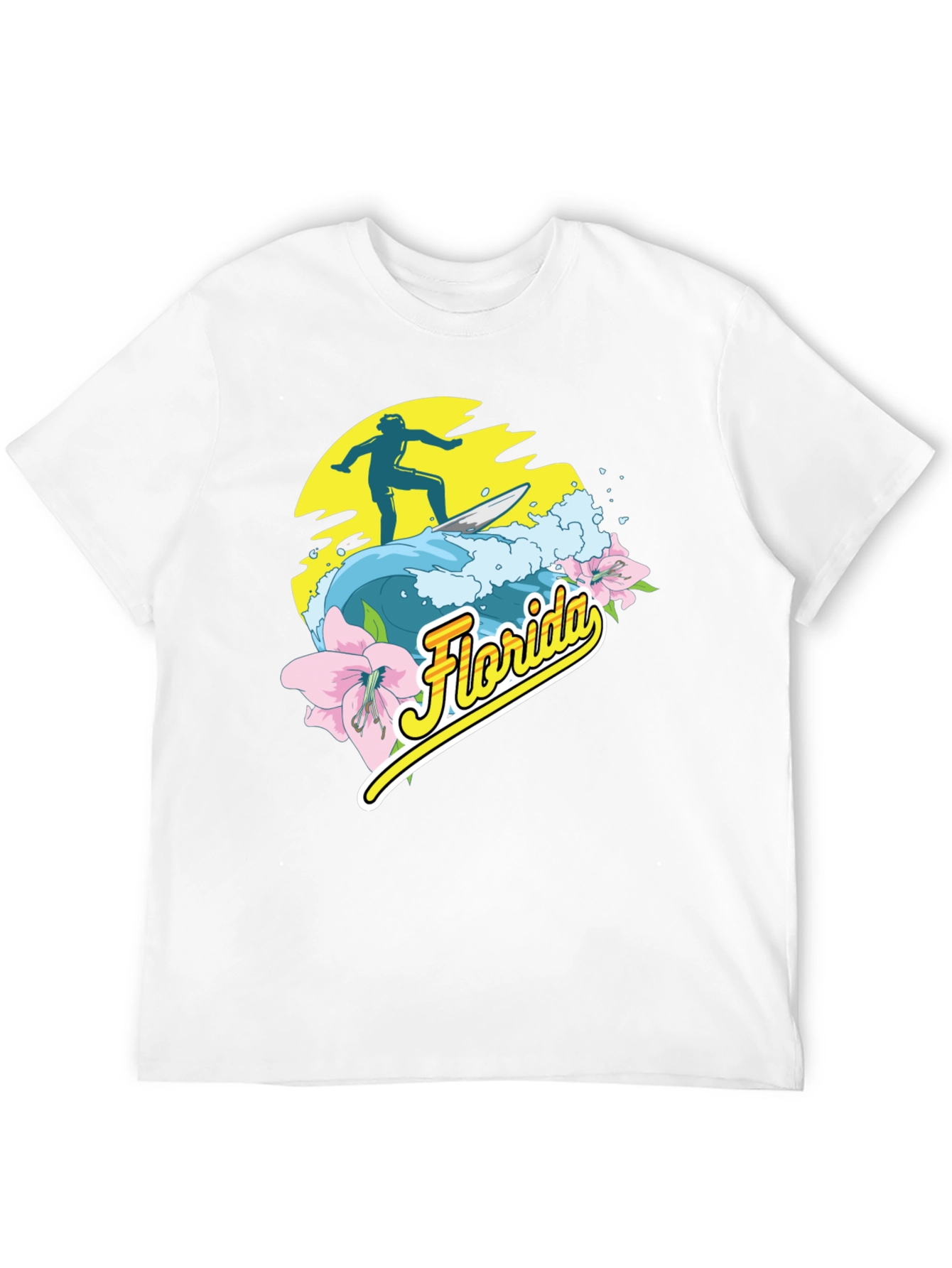 Florida Surfer Graphic T-Shirt