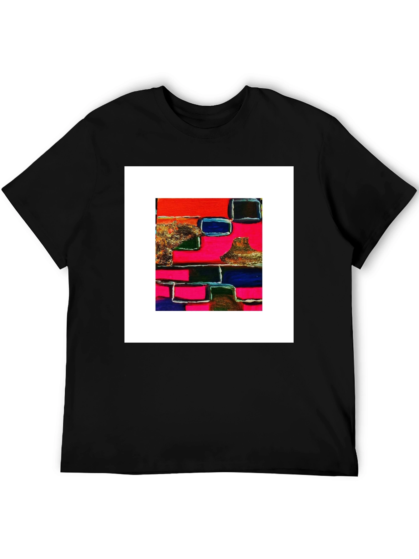Abstract Art Graphic Tee - Modern Style
