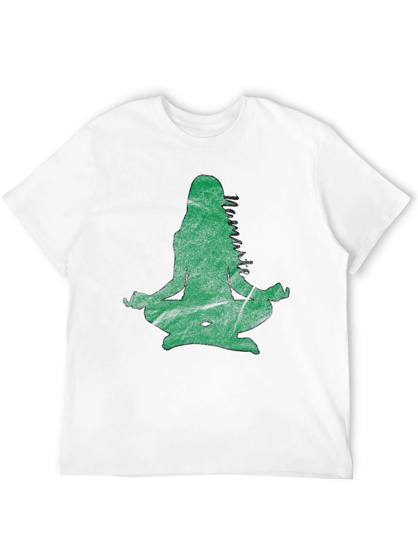 Yoga Namaste Black Graphic T-Shirt