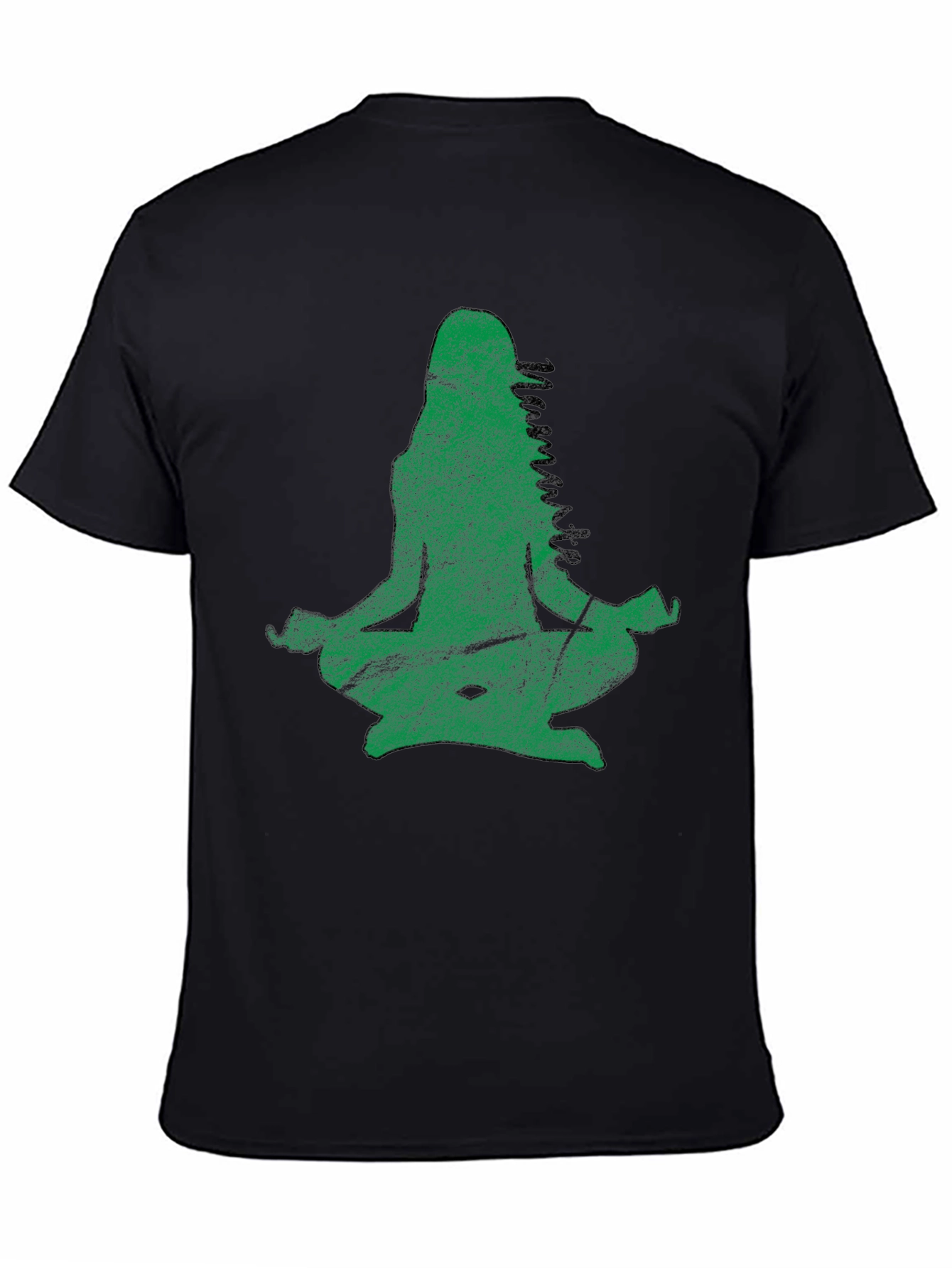 Yoga Namaste Black Graphic T-Shirt