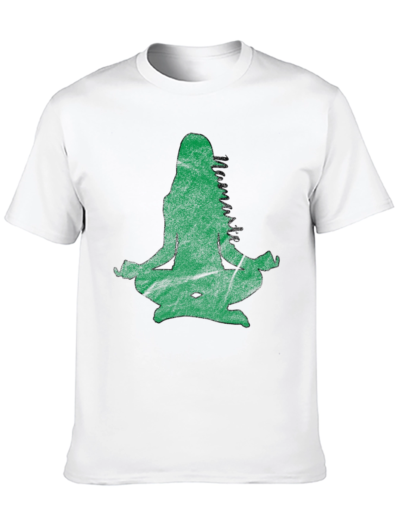 Yoga Namaste Black Graphic T-Shirt