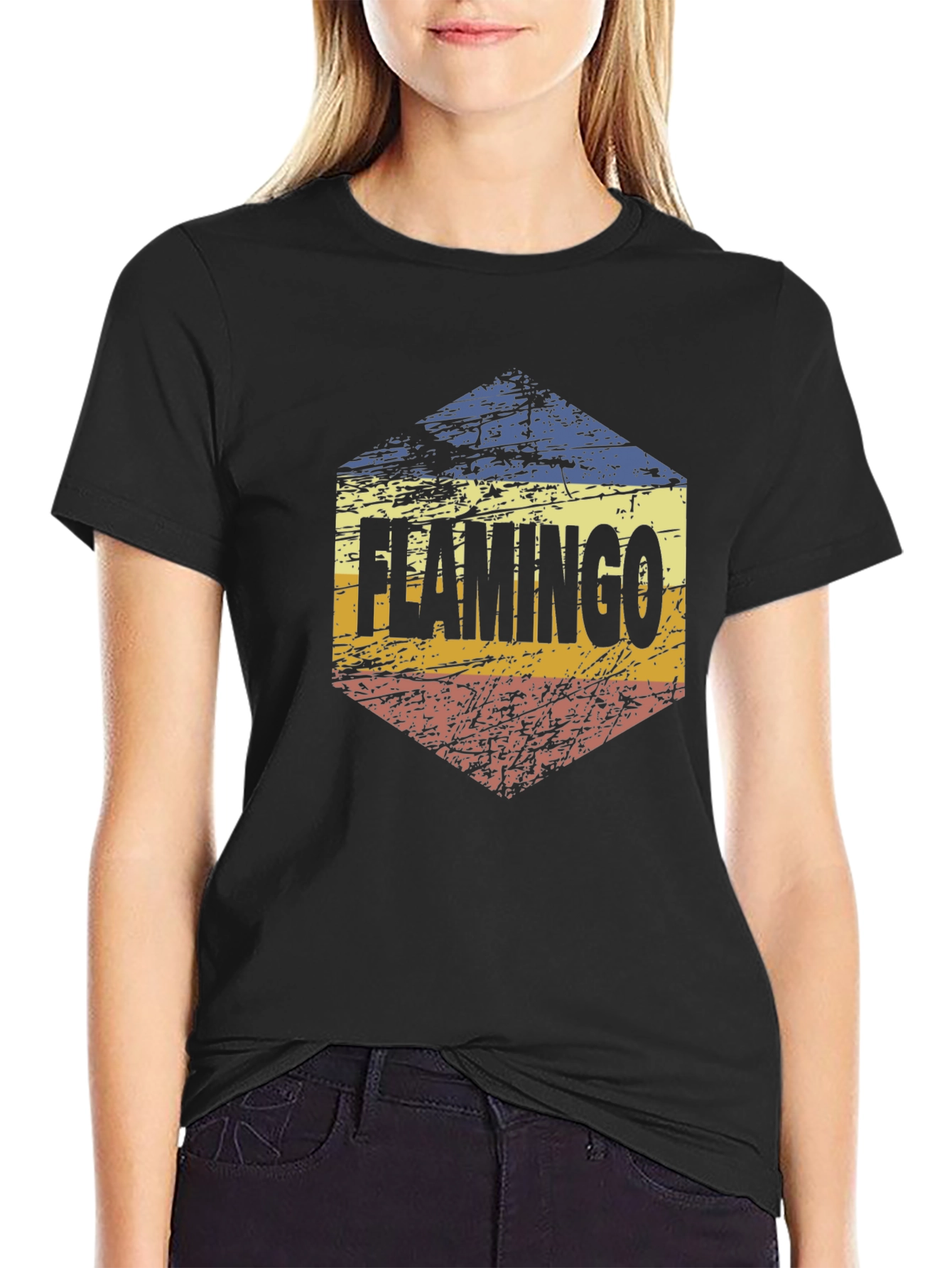 Retro Flamingo T-Shirt - Stylish Graphic Tee